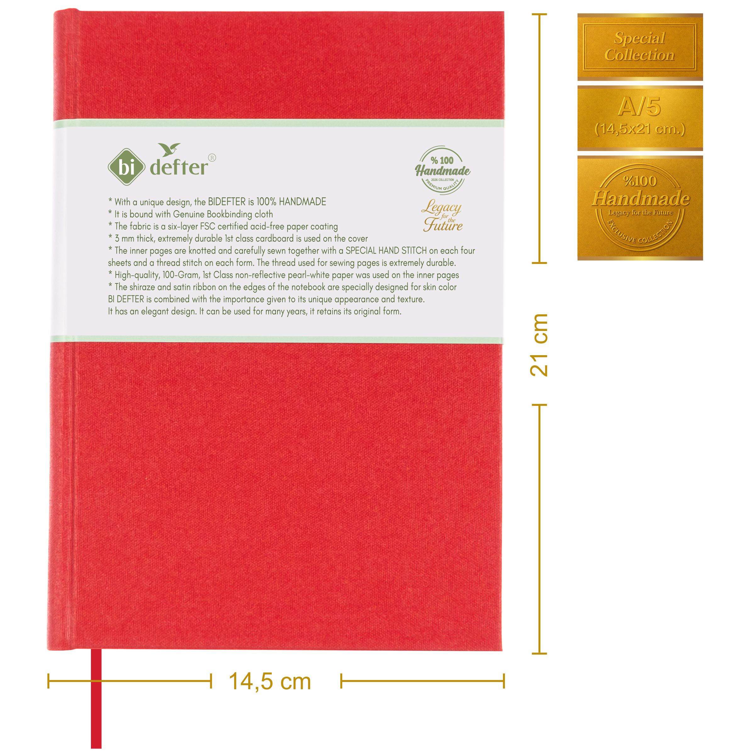 Noktalı Defter – Gerçek Cilt Bezi