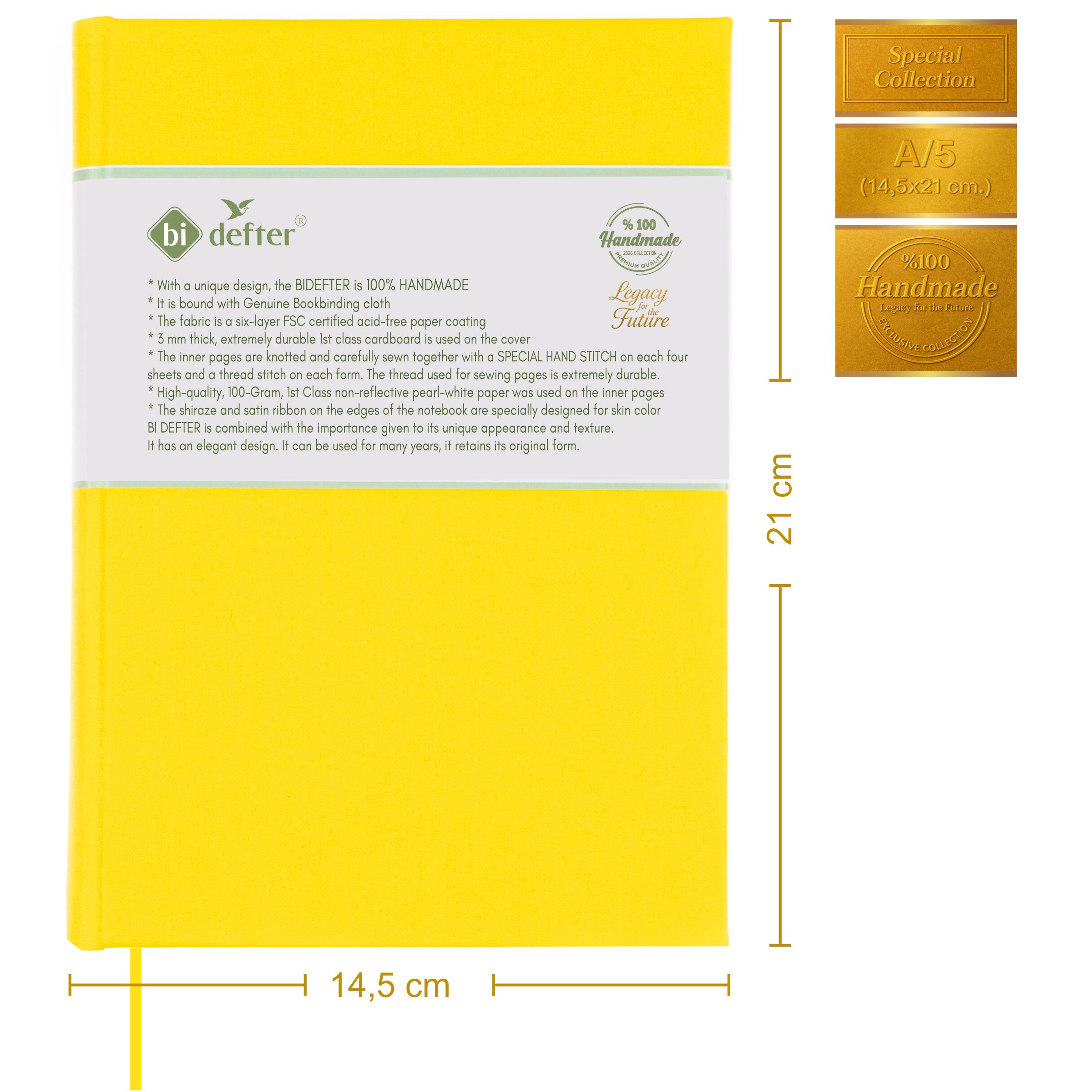 Noktalı Defter – Gerçek Cilt Bezi