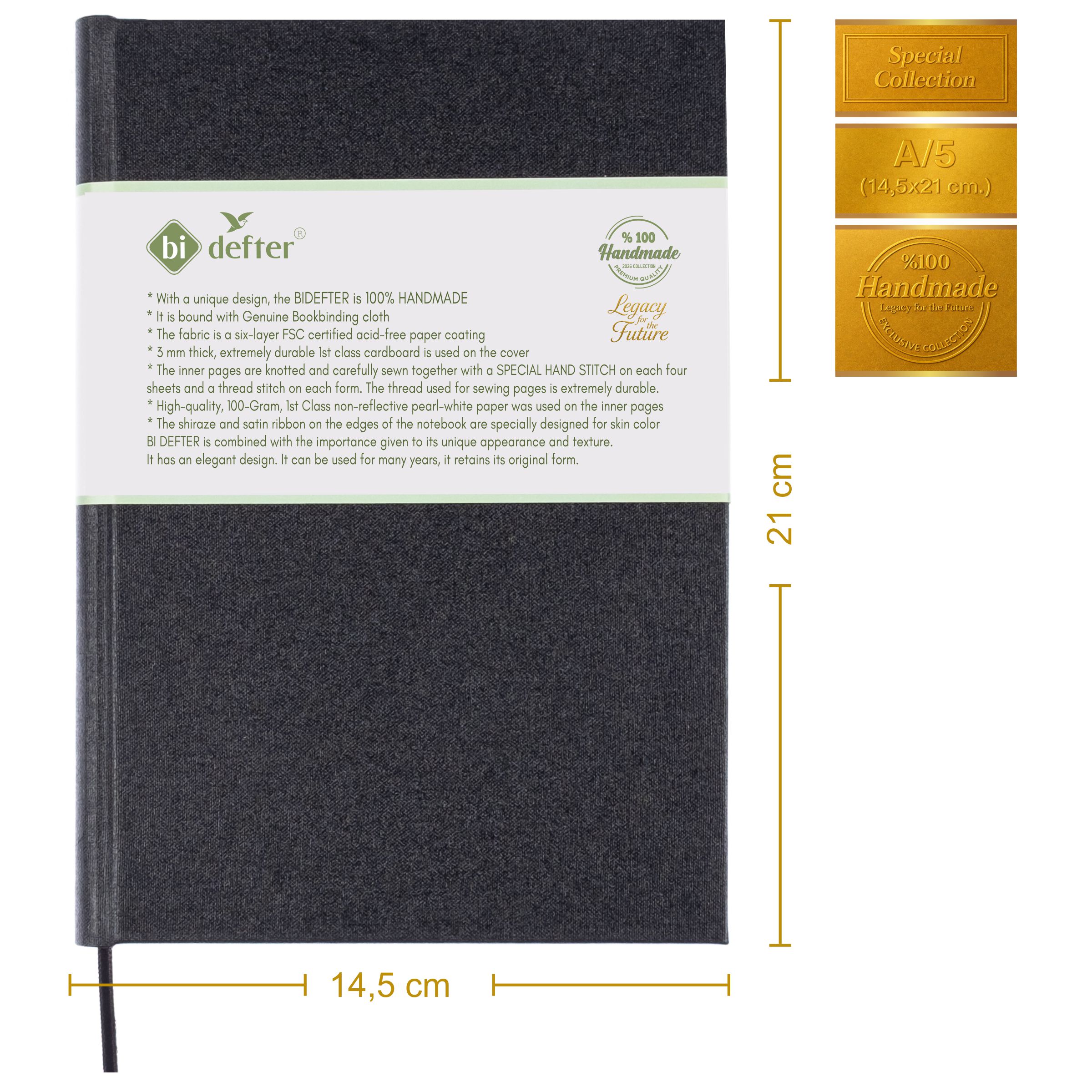 Noktalı Defter – Gerçek Cilt Bezi