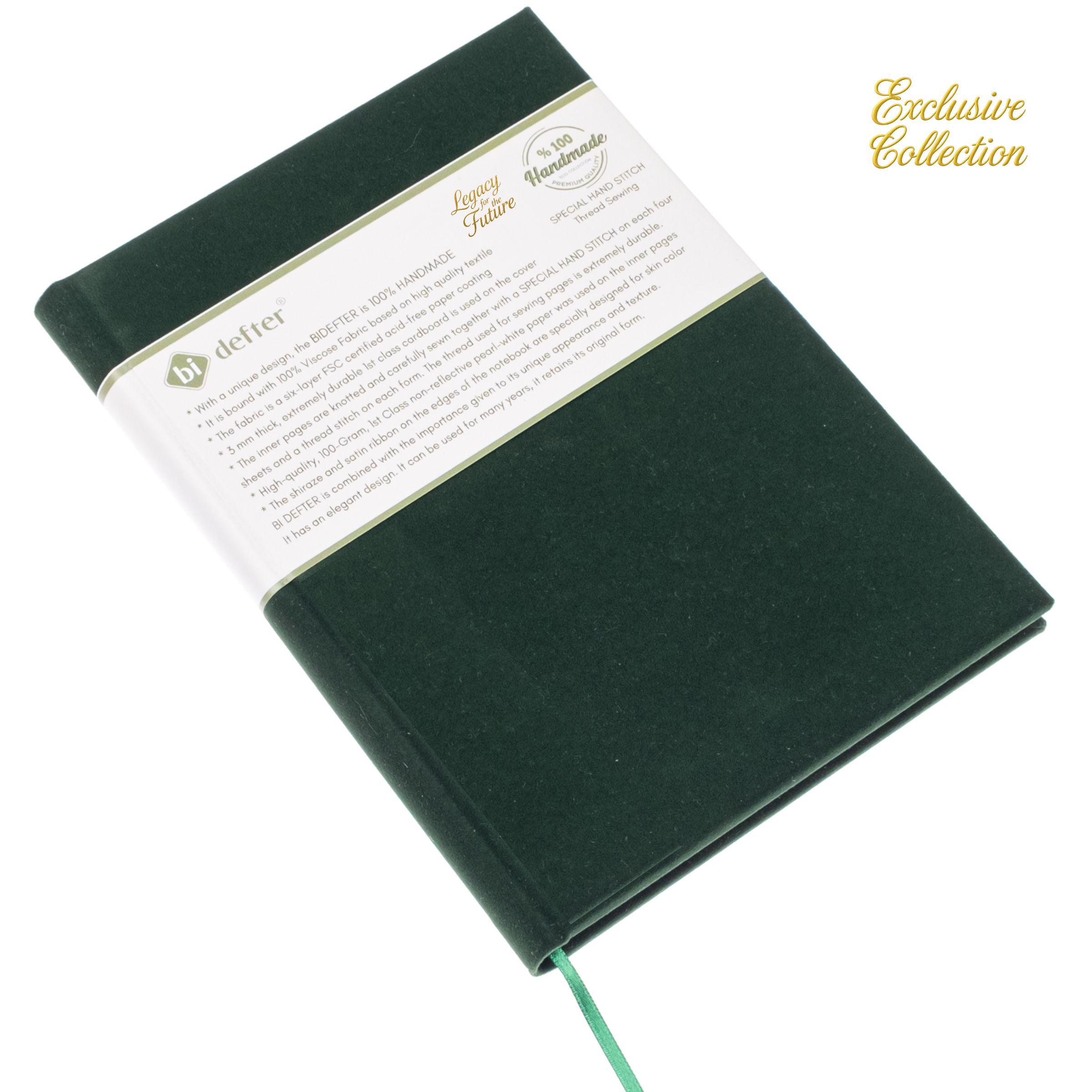 Çizgili Defter – Viskon Kumaş Ciltleme