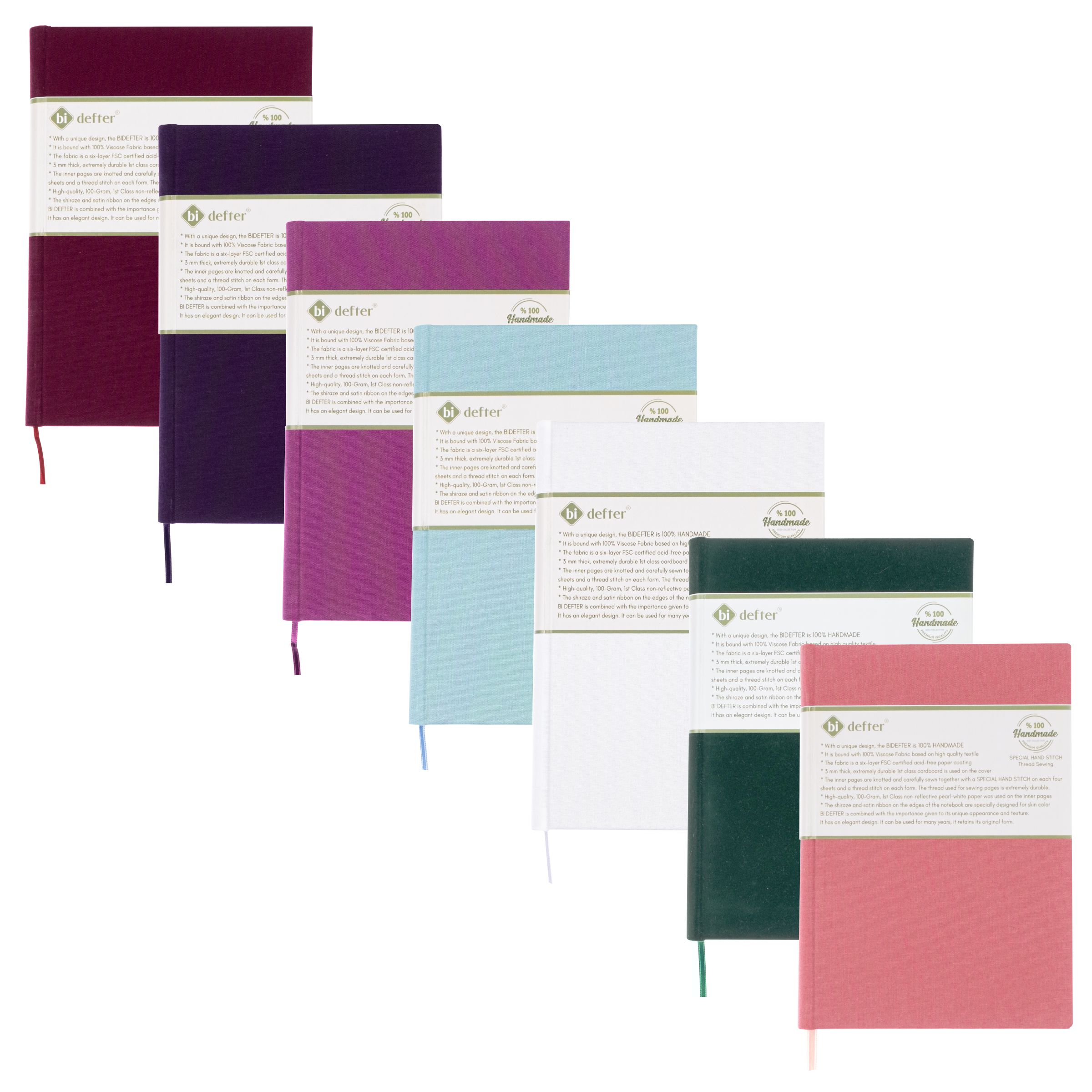 Noktalı Defter – Viskon Kumaş Ciltli