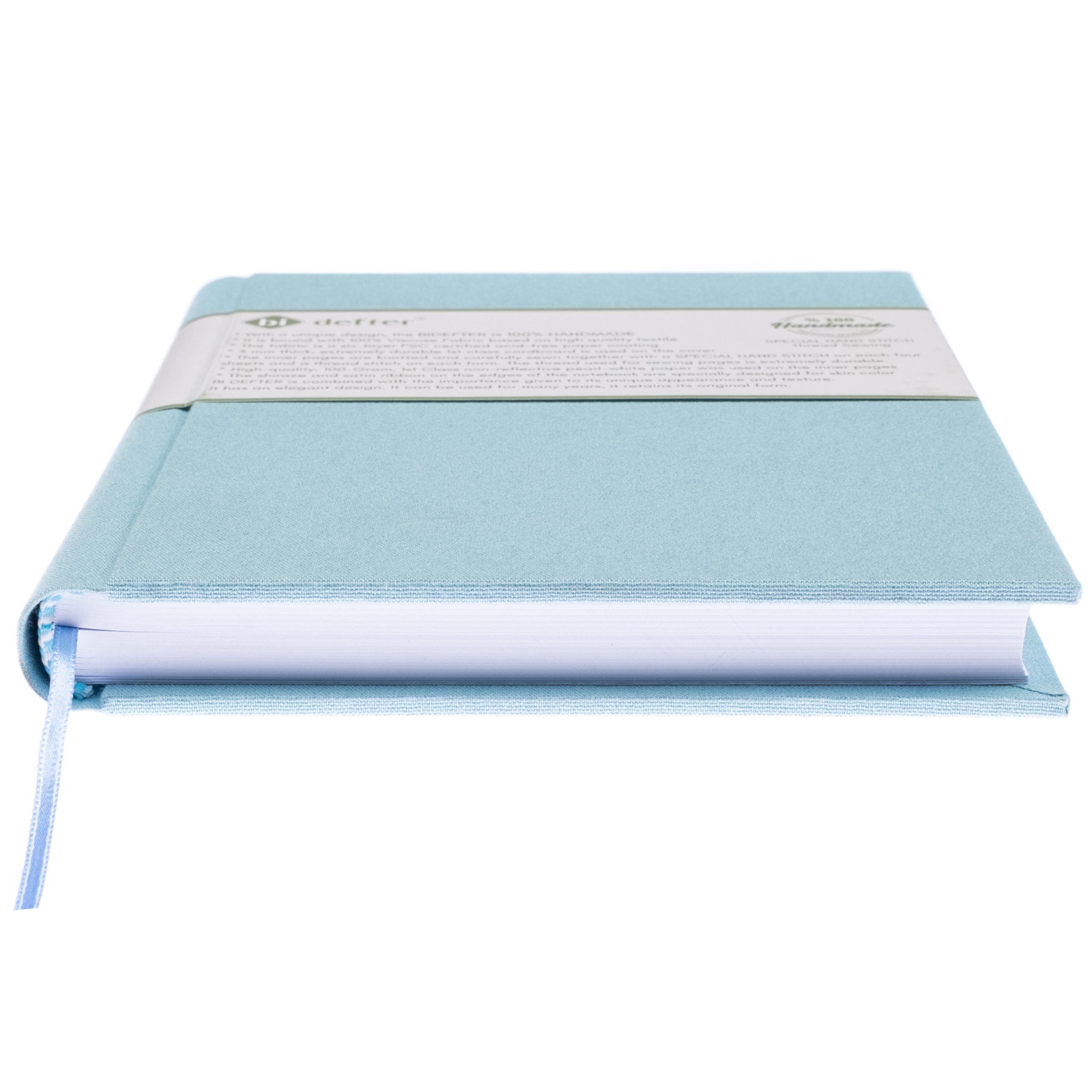 Çizgili Defter – Viskon Kumaş Ciltleme