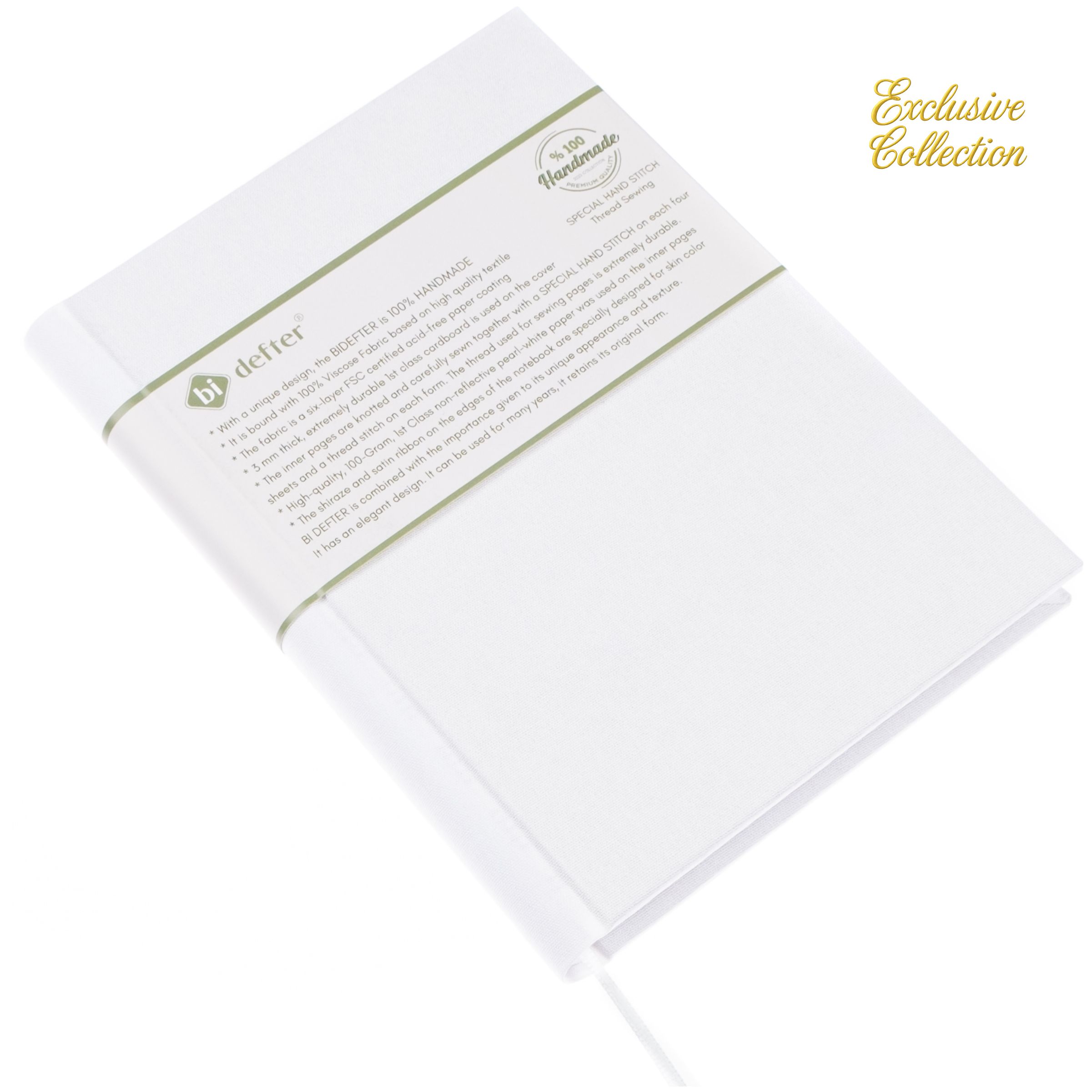 Çizgisiz Defter – (A/4) Viskon Kumaş Ciltleme