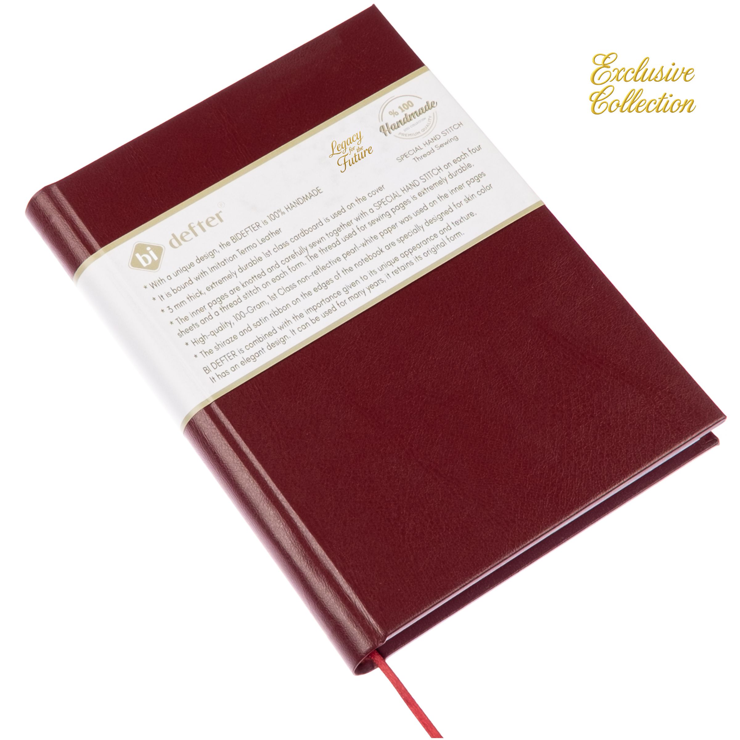 Çizgisiz Defter – (A/4) Termo Deri Ciltli