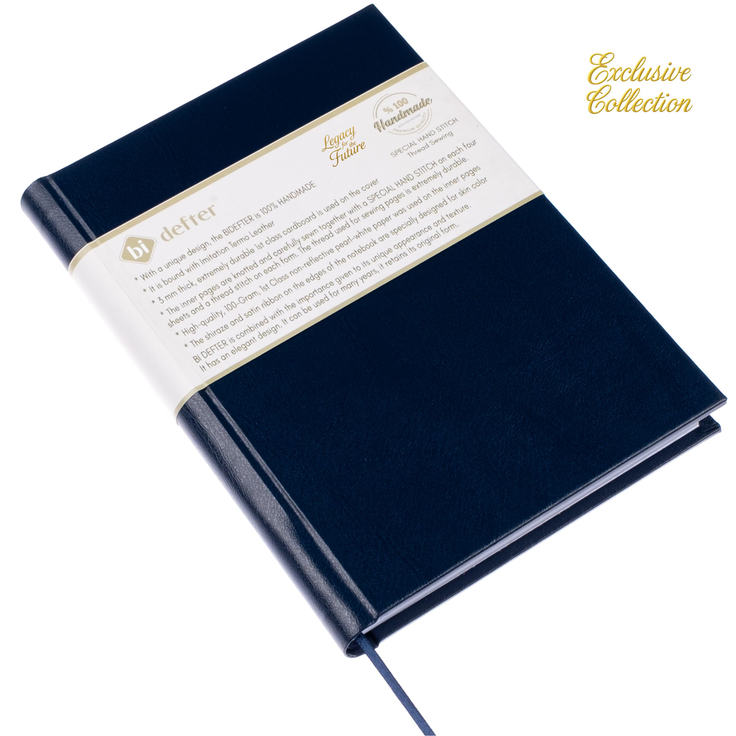 Çizgisiz Defter – (A/4) Termo Deri Ciltli