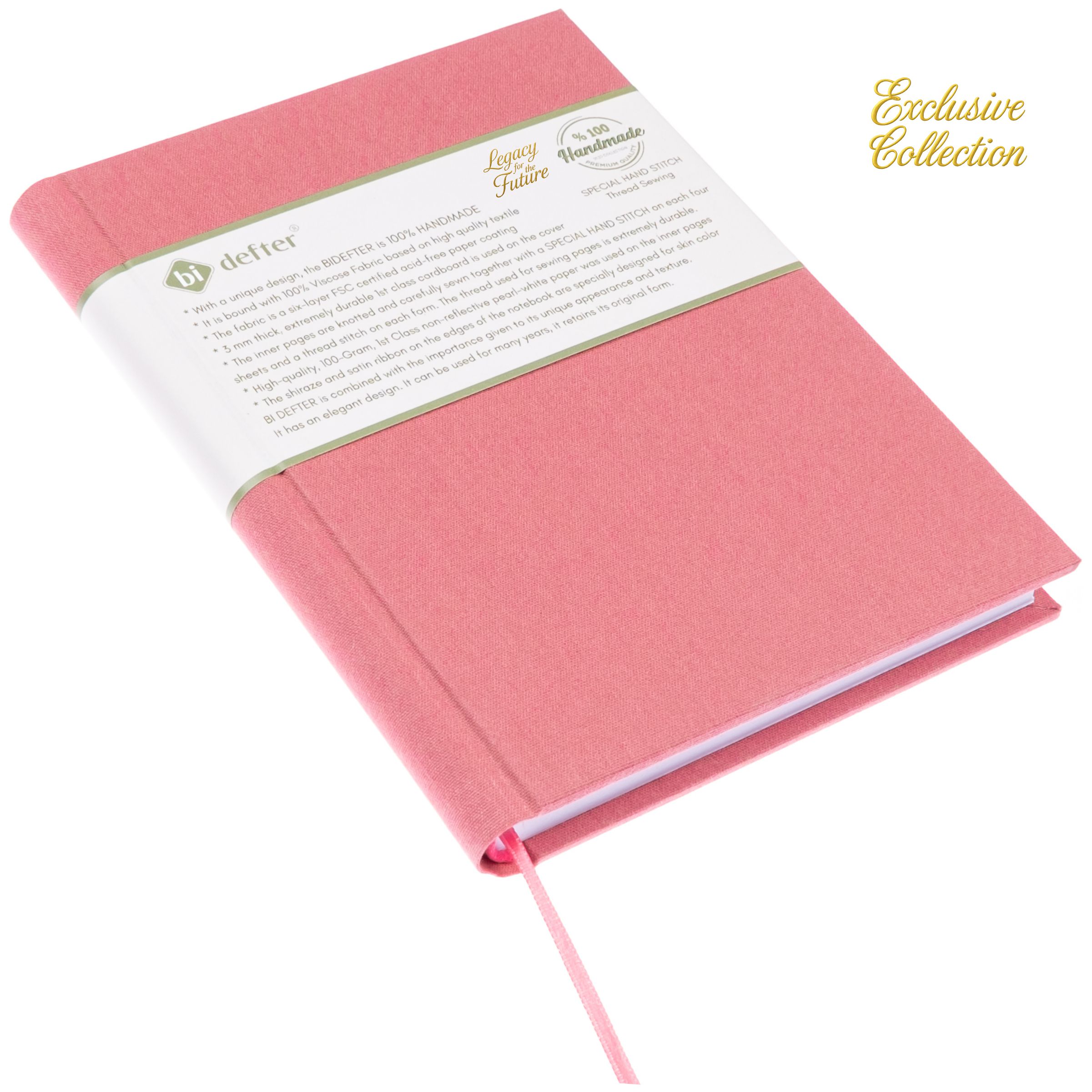 Çizgisiz Defter – (A/4) Viskon Kumaş Ciltleme