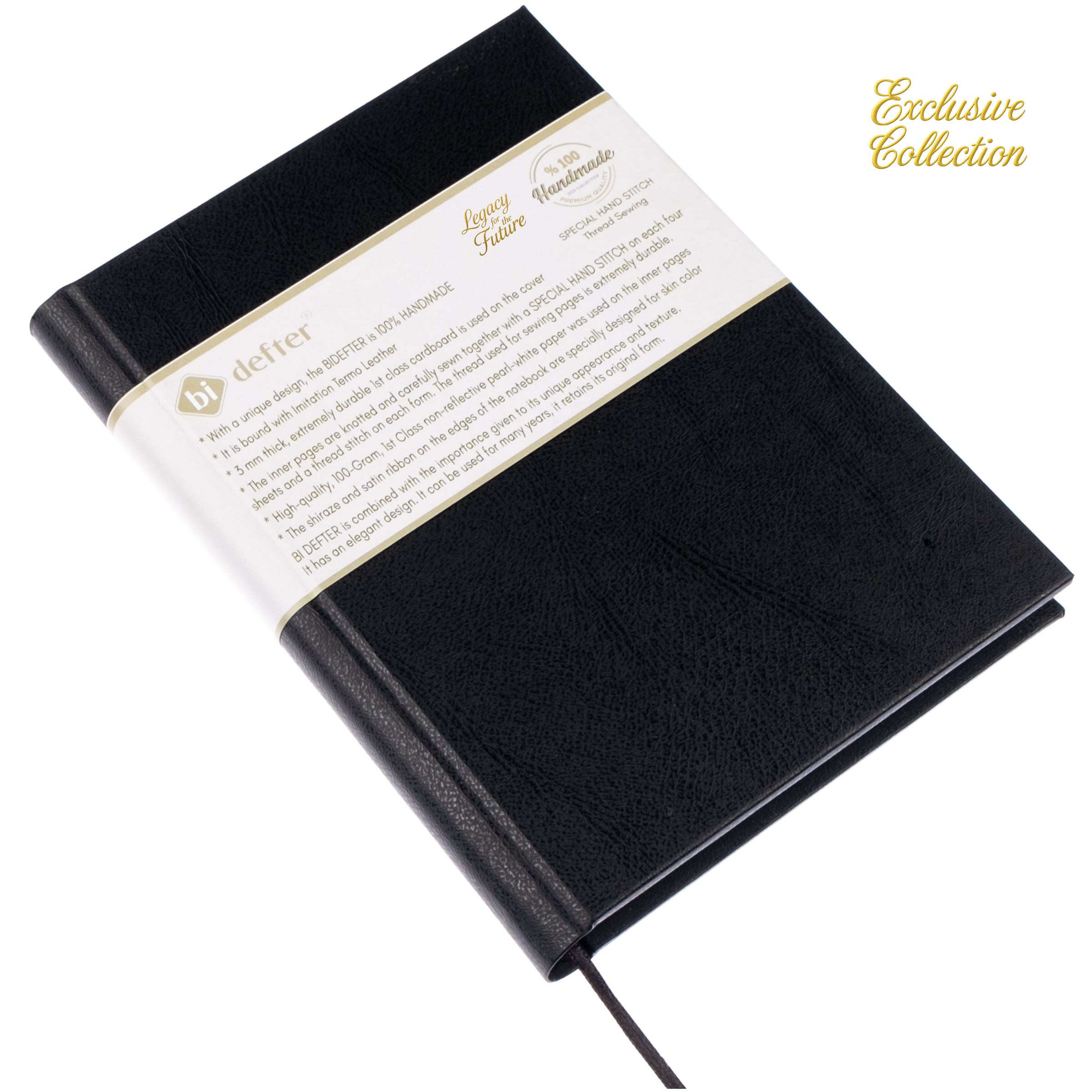 Çizgisiz Defter – (A/4) Termo Deri Ciltli