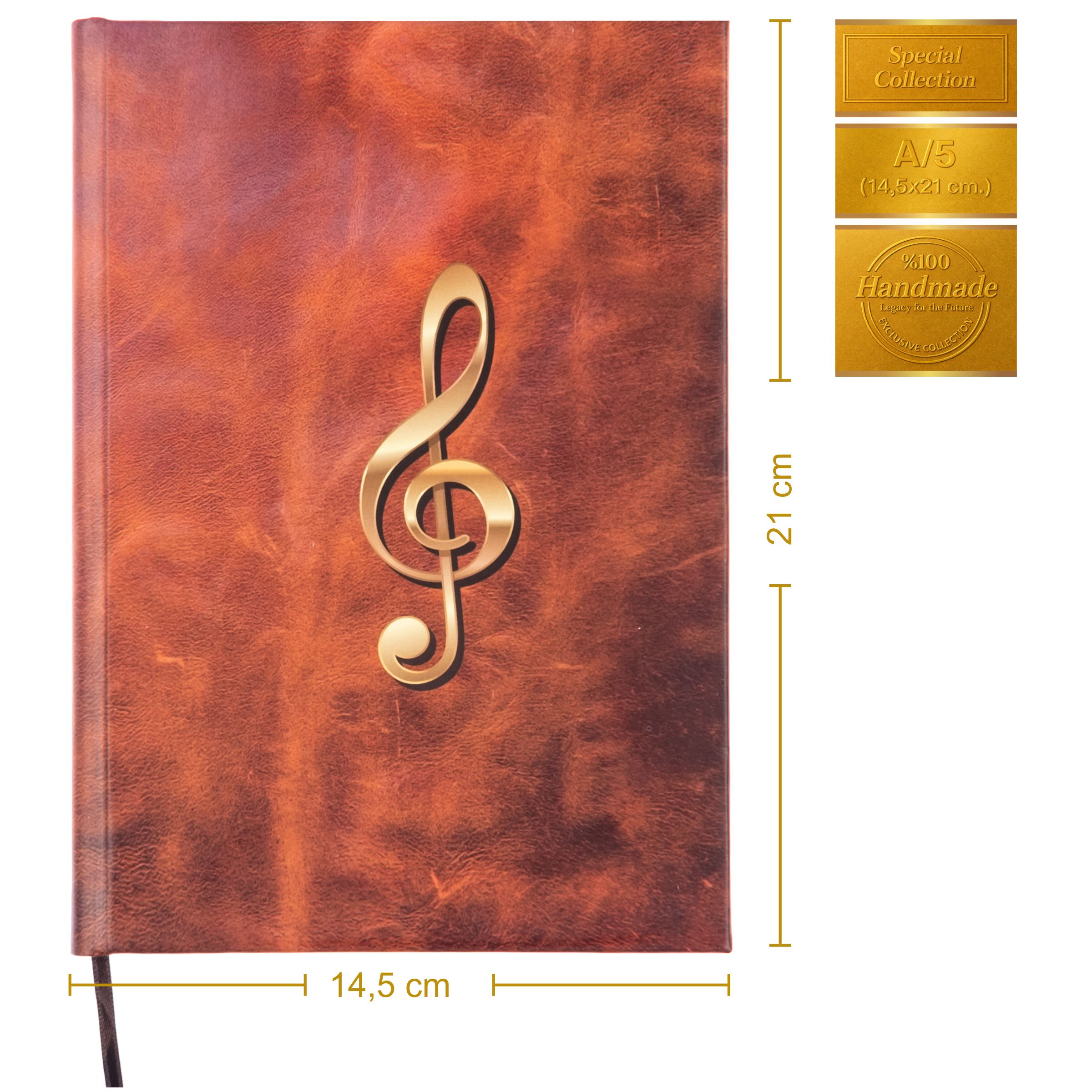 Gitar Nota Defteri ( Sol ve Tab Anahtarlı, Tırnaklı )