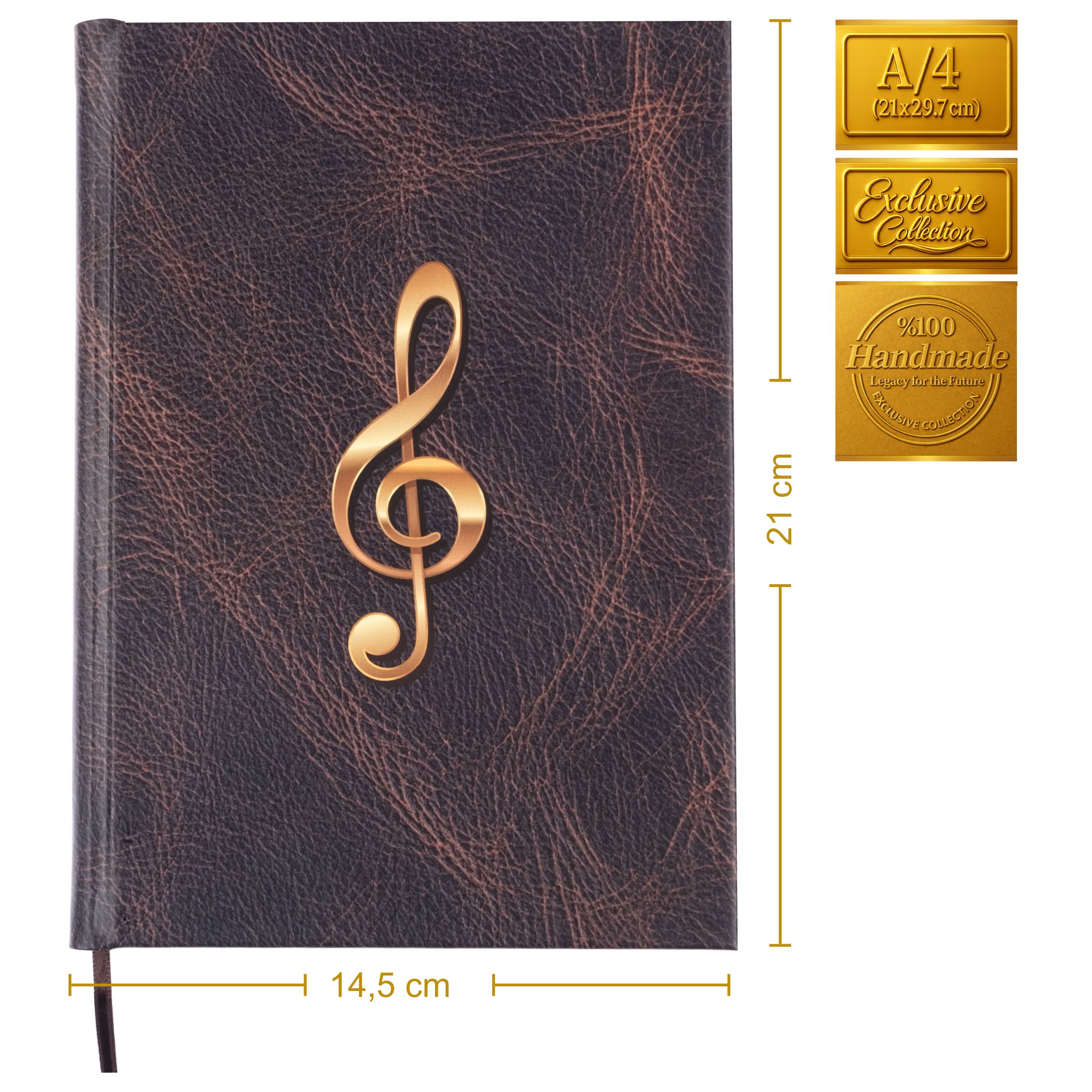 Müzik Defteri - Anahtarsız 4 Kesik Çizgili