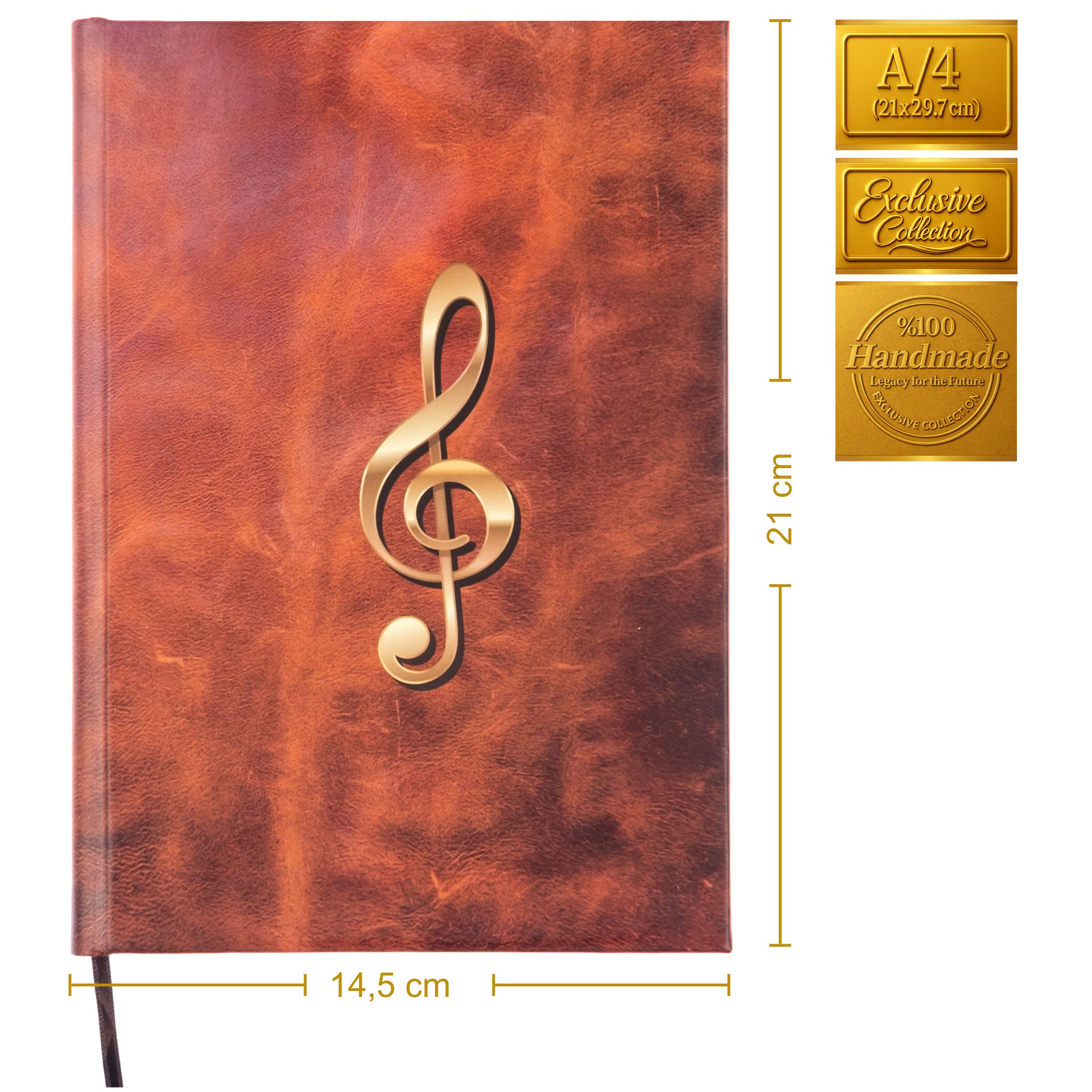 Müzik Defteri - Anahtarsız 4 Kesik Çizgili