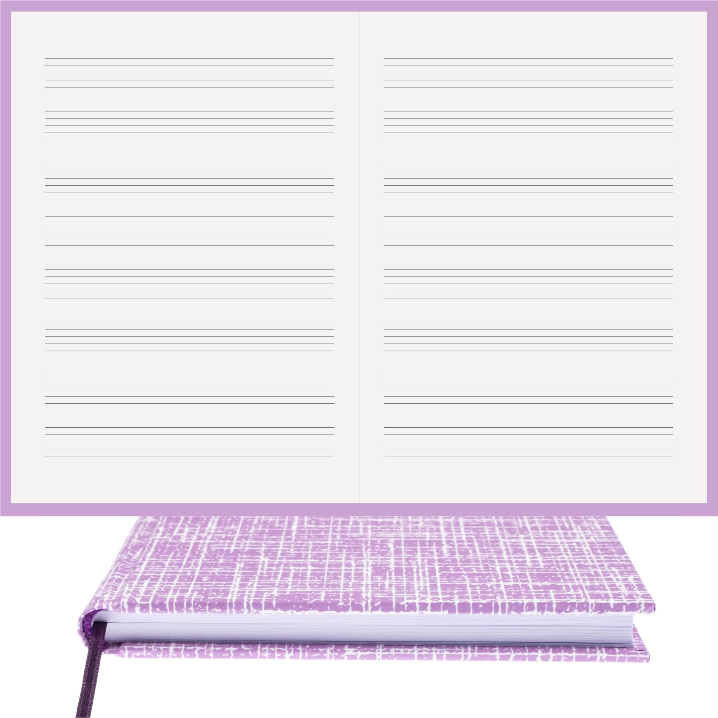 Müzik Nota Defteri Anahtarsız Nota Kağıdı – Kuşe Kağıt Ciltli Defter