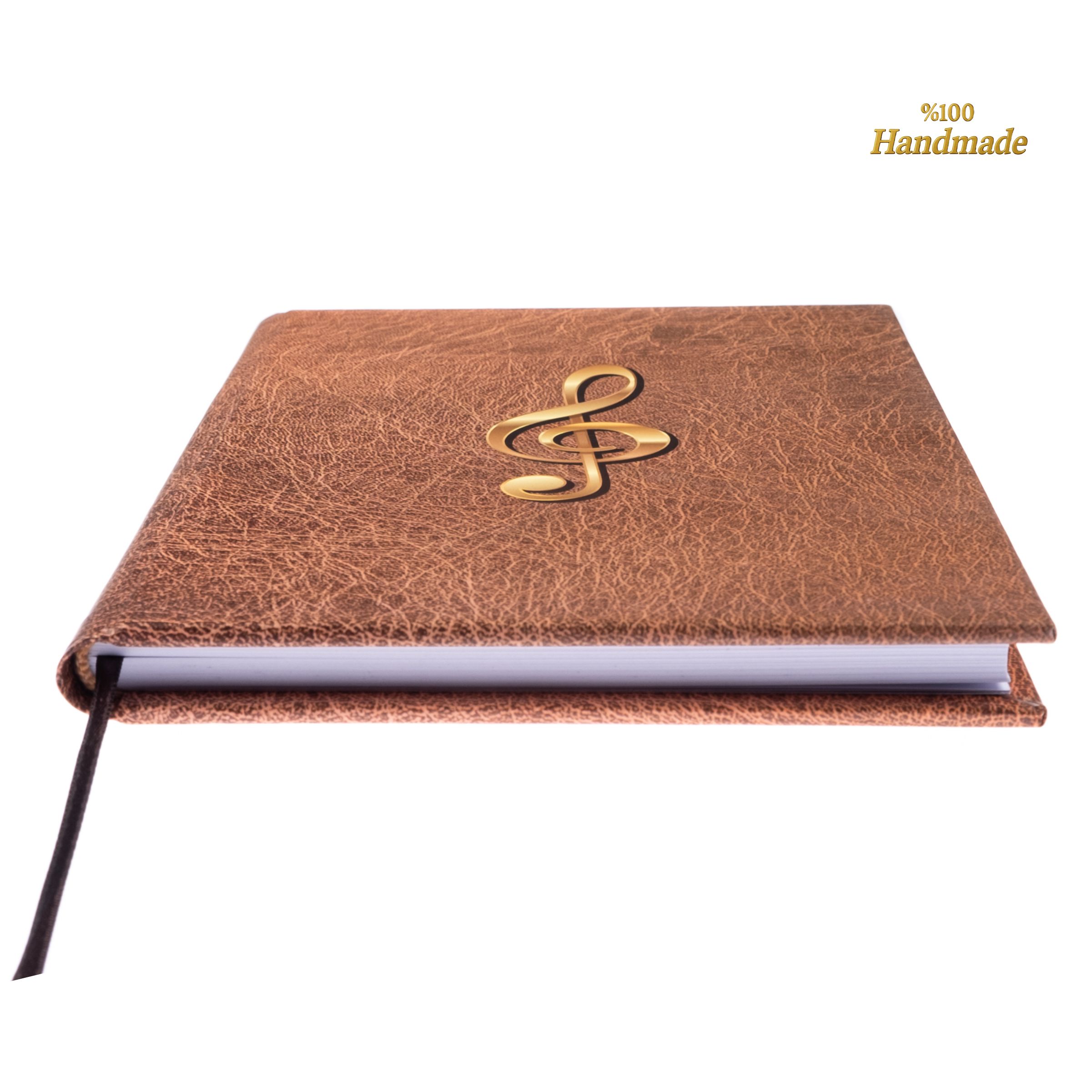 Gitar Müzik Nota Defteri Soll ve Tab Anahtarlı Nota Kağıdı  – Kuşe Kağıt Ciltli