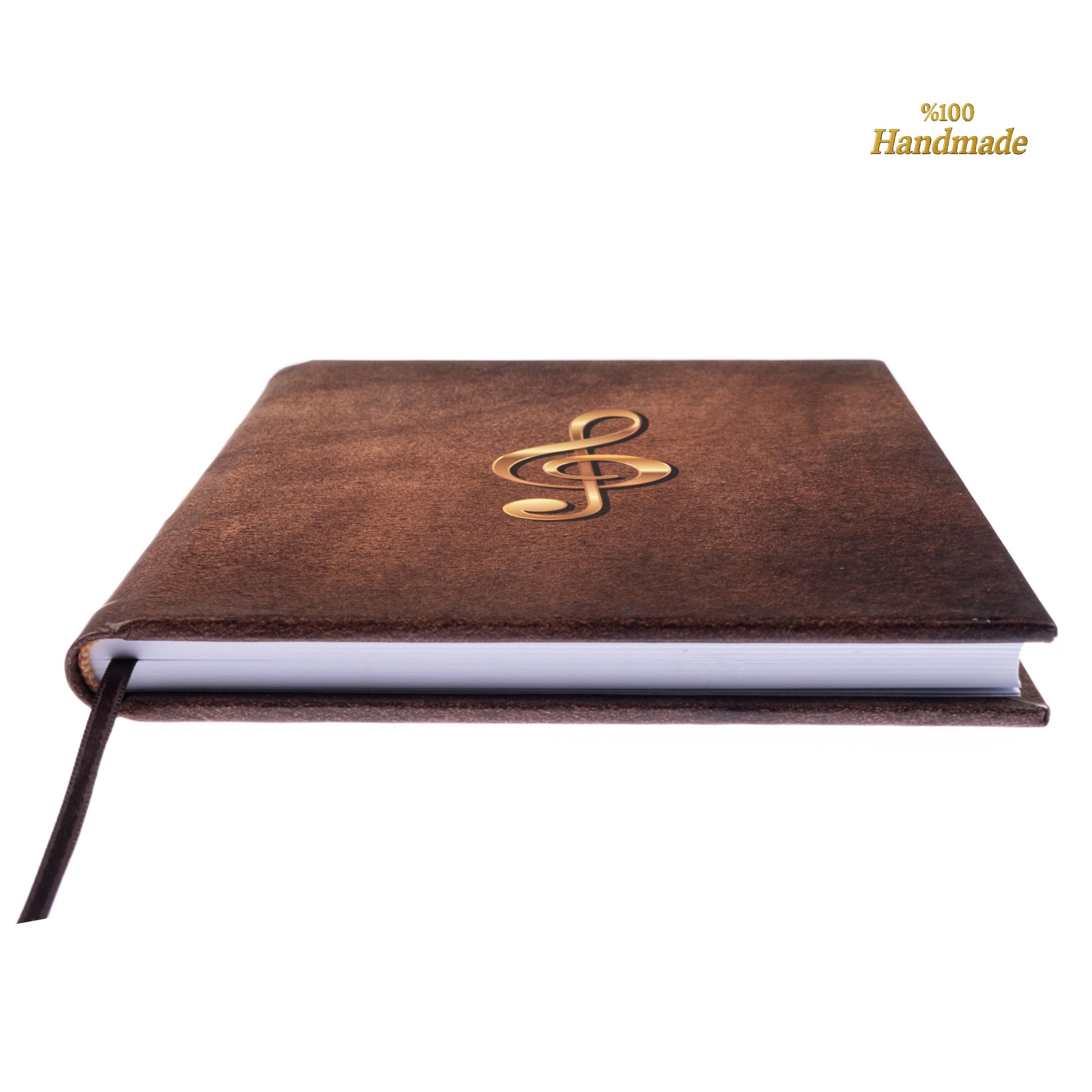 Gitar Nota Defteri Sol ve Tab Anahtarlı Akortlu Nota Kağıdı  – Kuşe Kağıt Ciltli