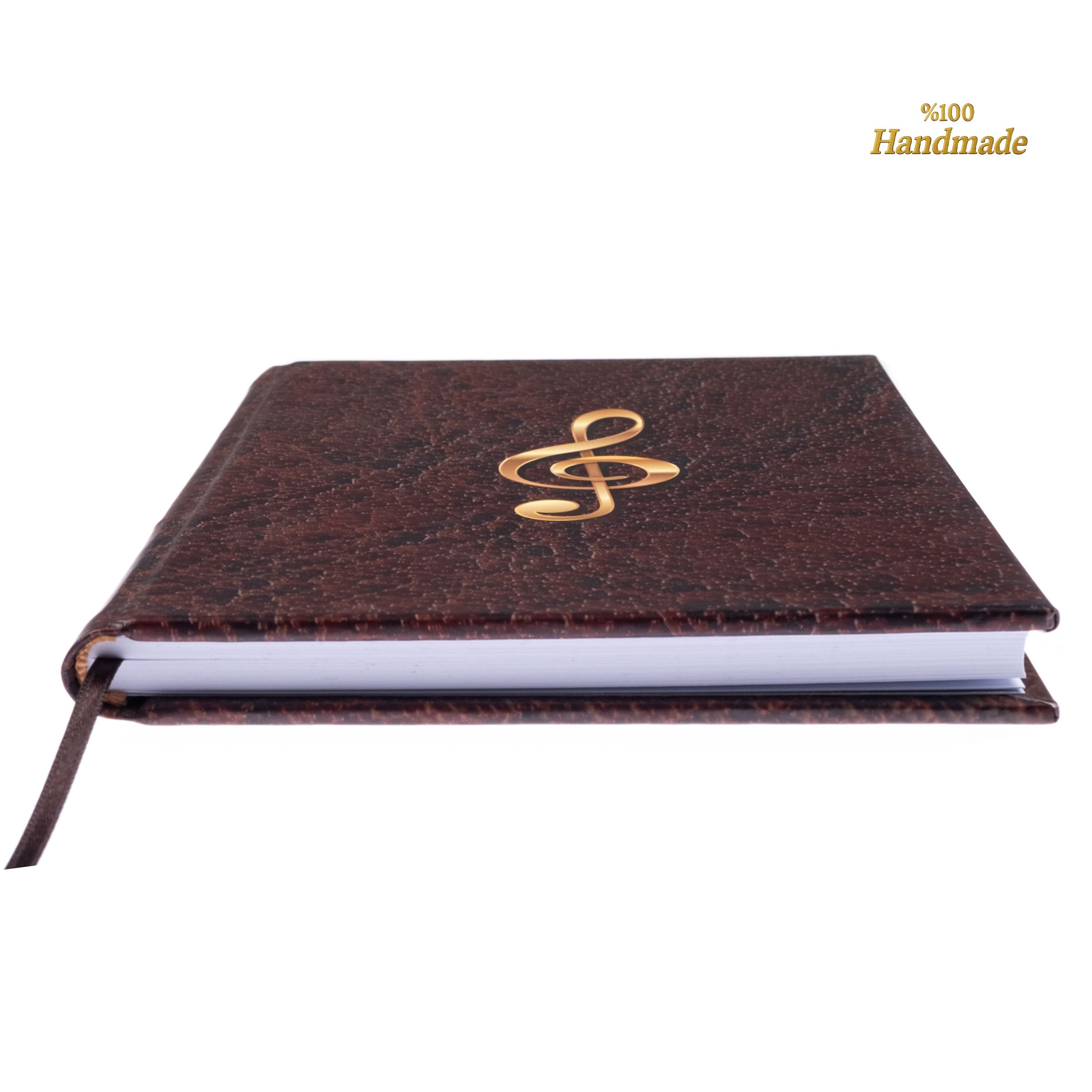 Gitar Müzik Nota Defteri Soll ve Tab Anahtarlı Nota Kağıdı  – Kuşe Kağıt Ciltli