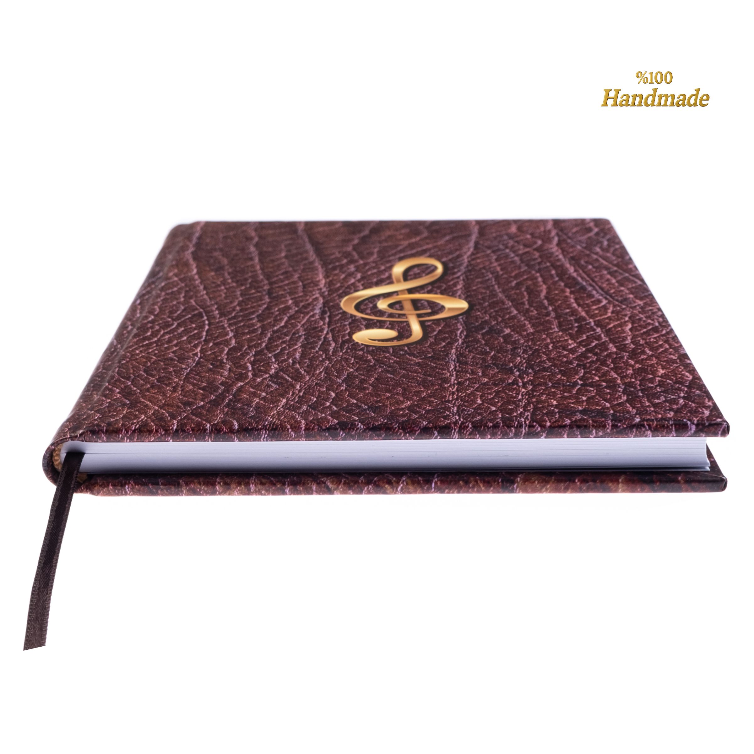 Gitar Müzik Nota Defteri Soll ve Tab Anahtarlı Nota Kağıdı  – Kuşe Kağıt Ciltli