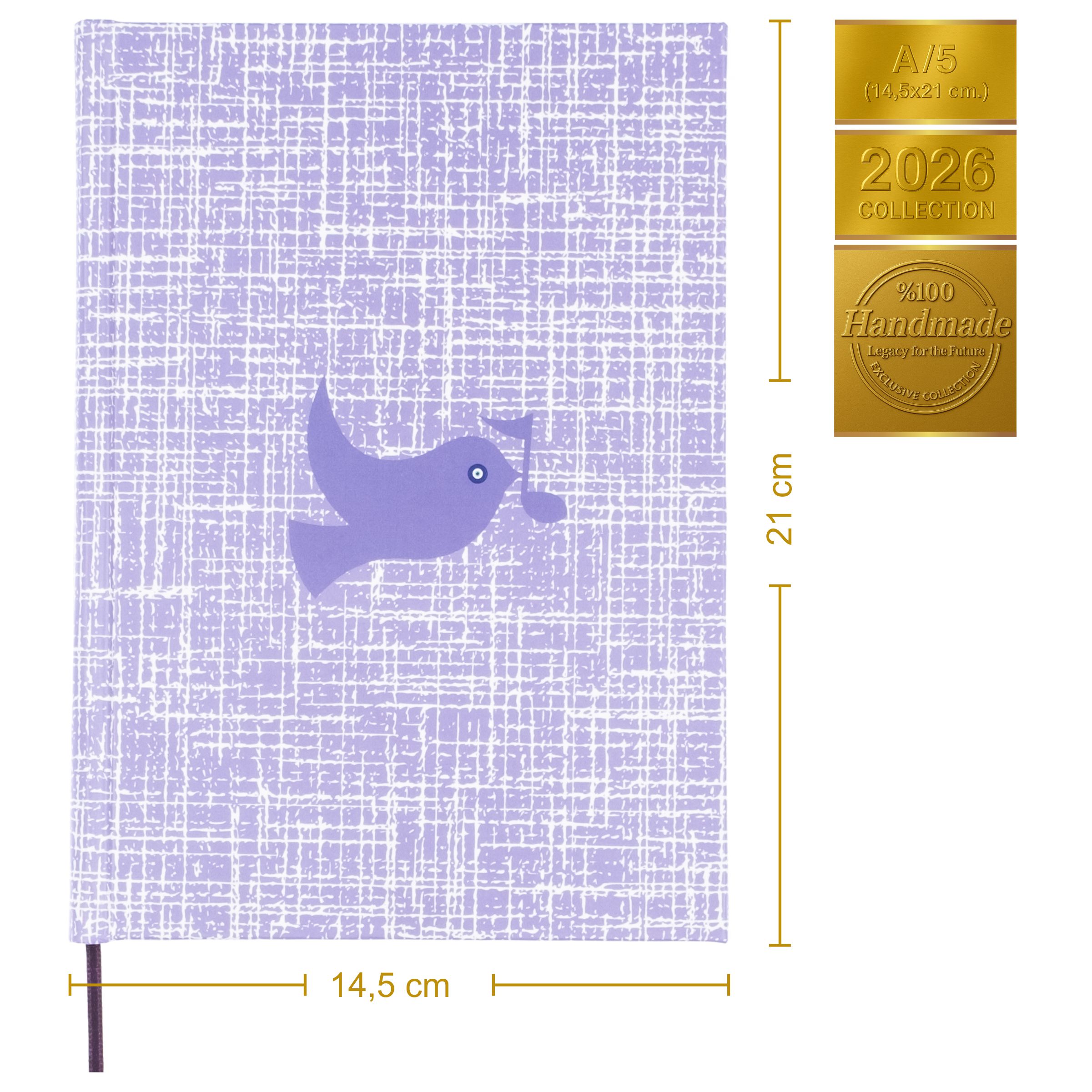 Gitar Müzik Nota Defteri Soll ve Tab Anahtarlı Nota Kağıdı  – Kuşe Kağıt Ciltli