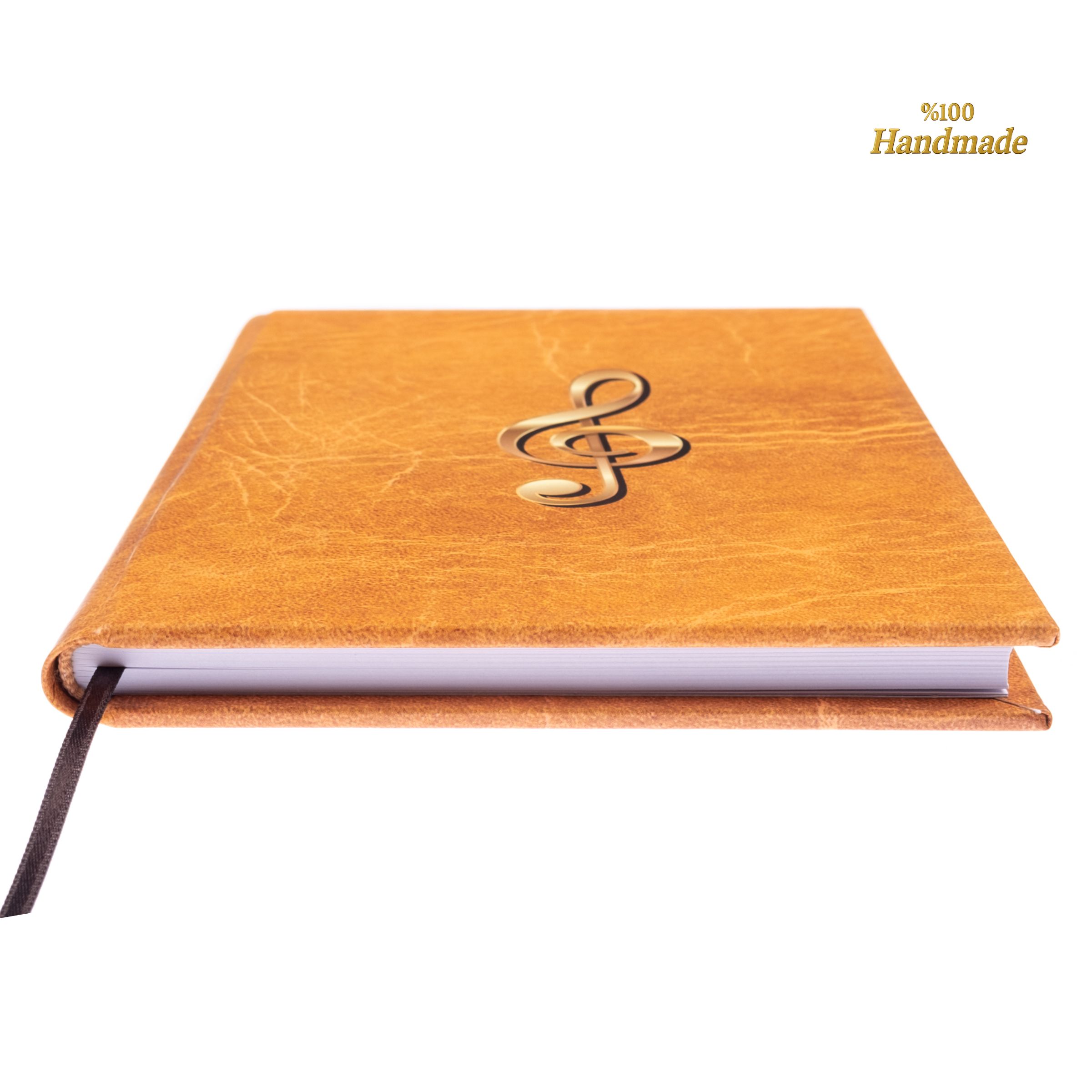 Gitar Müzik Nota Defteri Soll ve Tab Anahtarlı Nota Kağıdı  – Kuşe Kağıt Ciltli