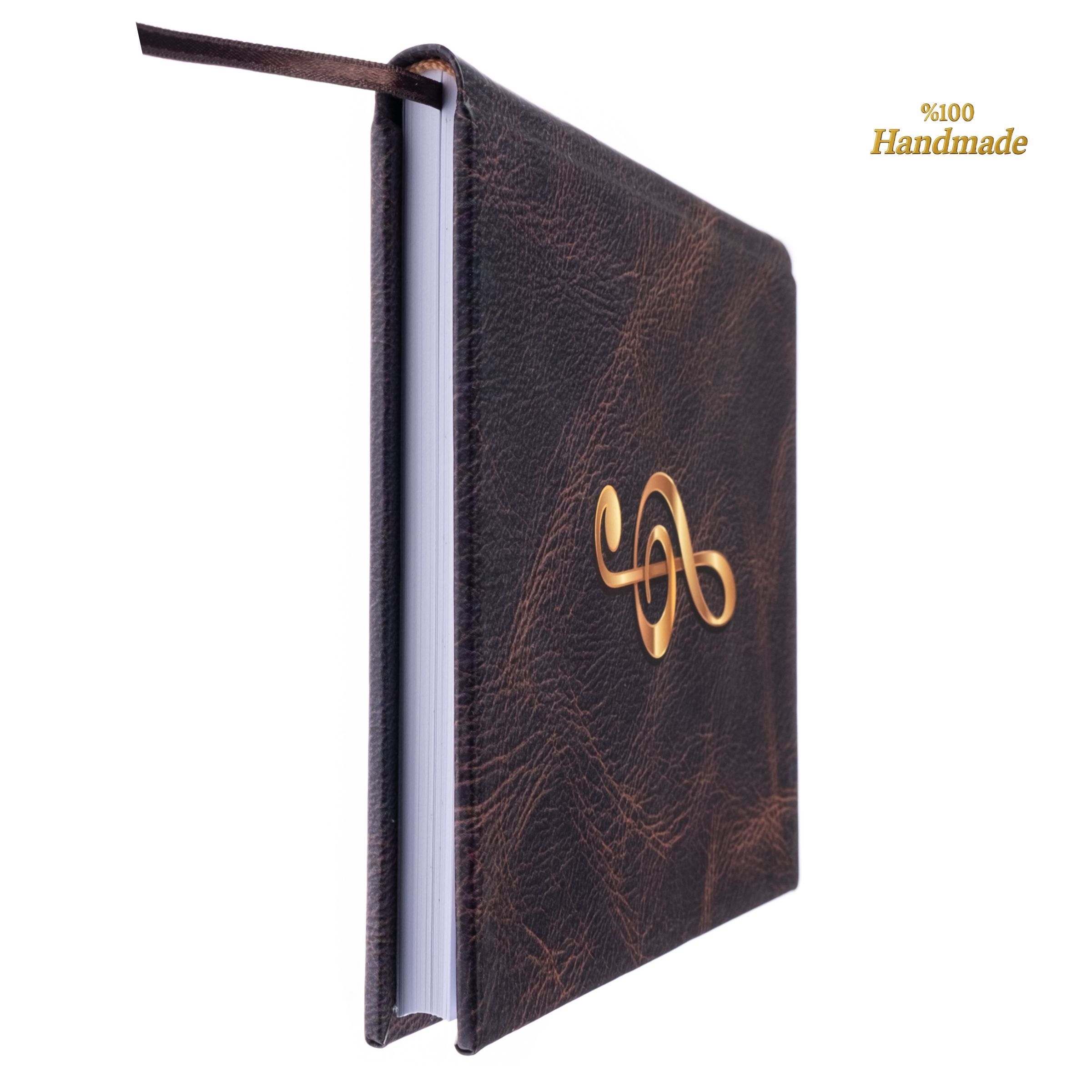 Gitar Müzik Nota Defteri Soll ve Tab Anahtarlı Nota Kağıdı  – Kuşe Kağıt Ciltli