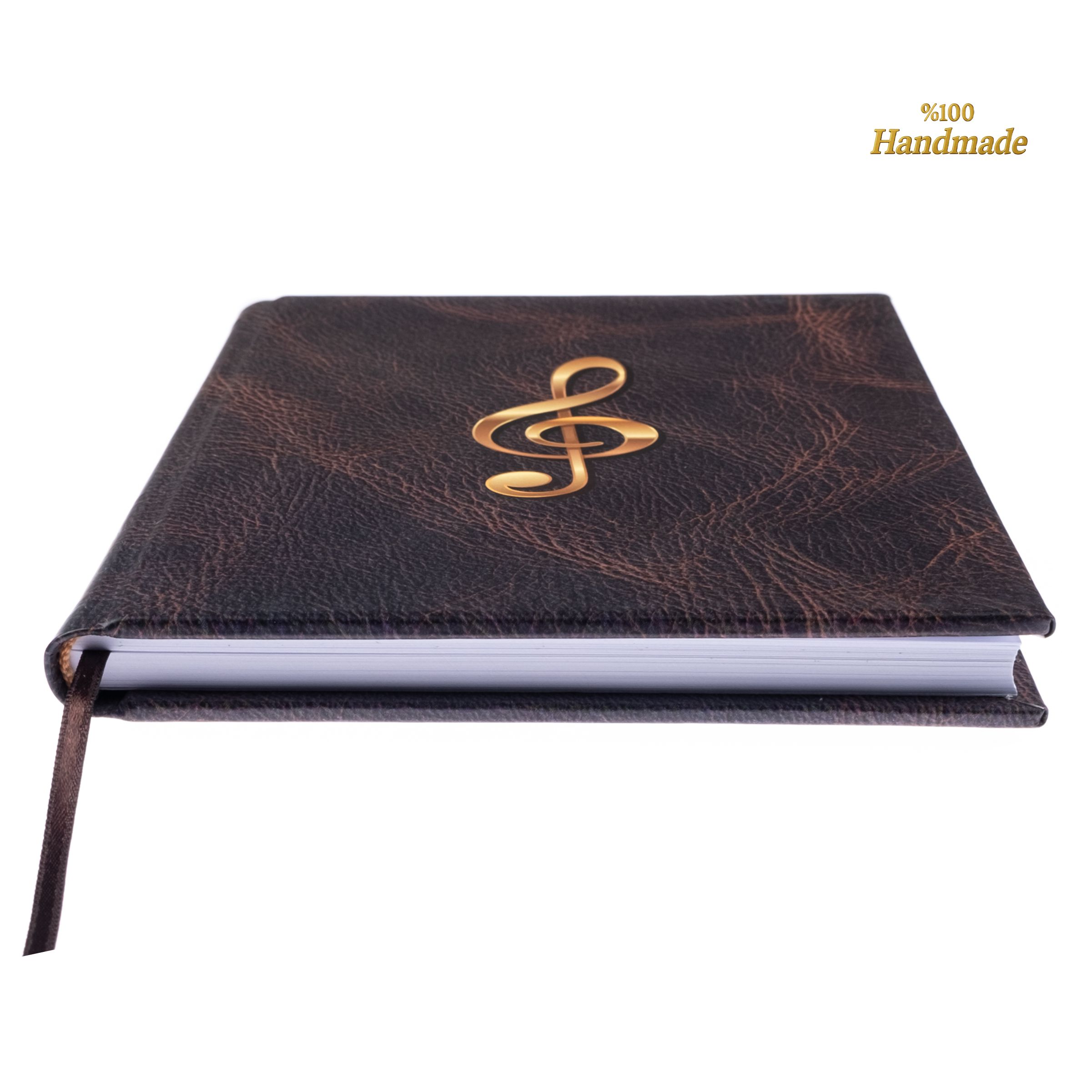 Gitar Müzik Nota Defteri Soll ve Tab Anahtarlı Nota Kağıdı  – Kuşe Kağıt Ciltli