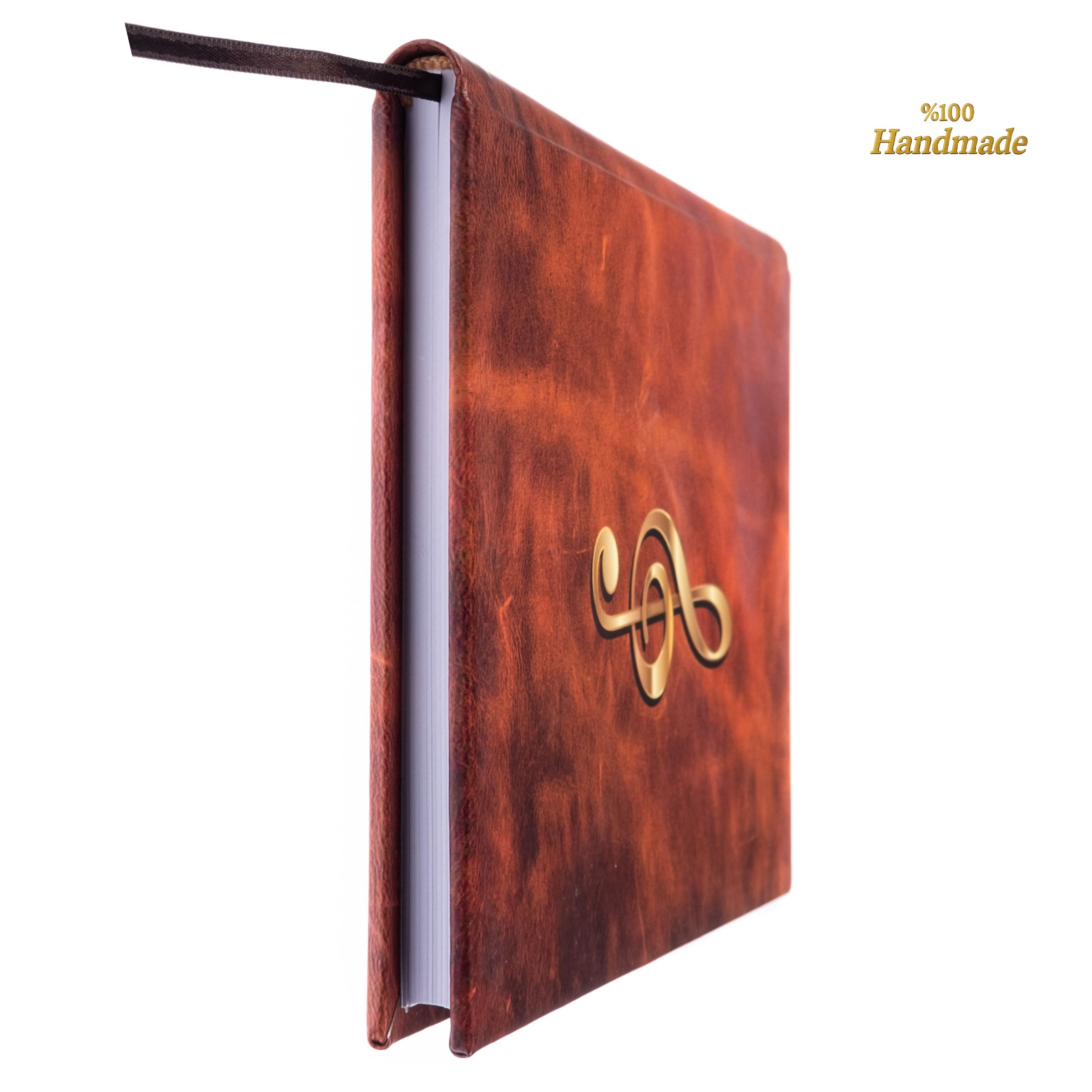 Gitar Müzik Nota Defteri Soll ve Tab Anahtarlı Nota Kağıdı  – Kuşe Kağıt Ciltli