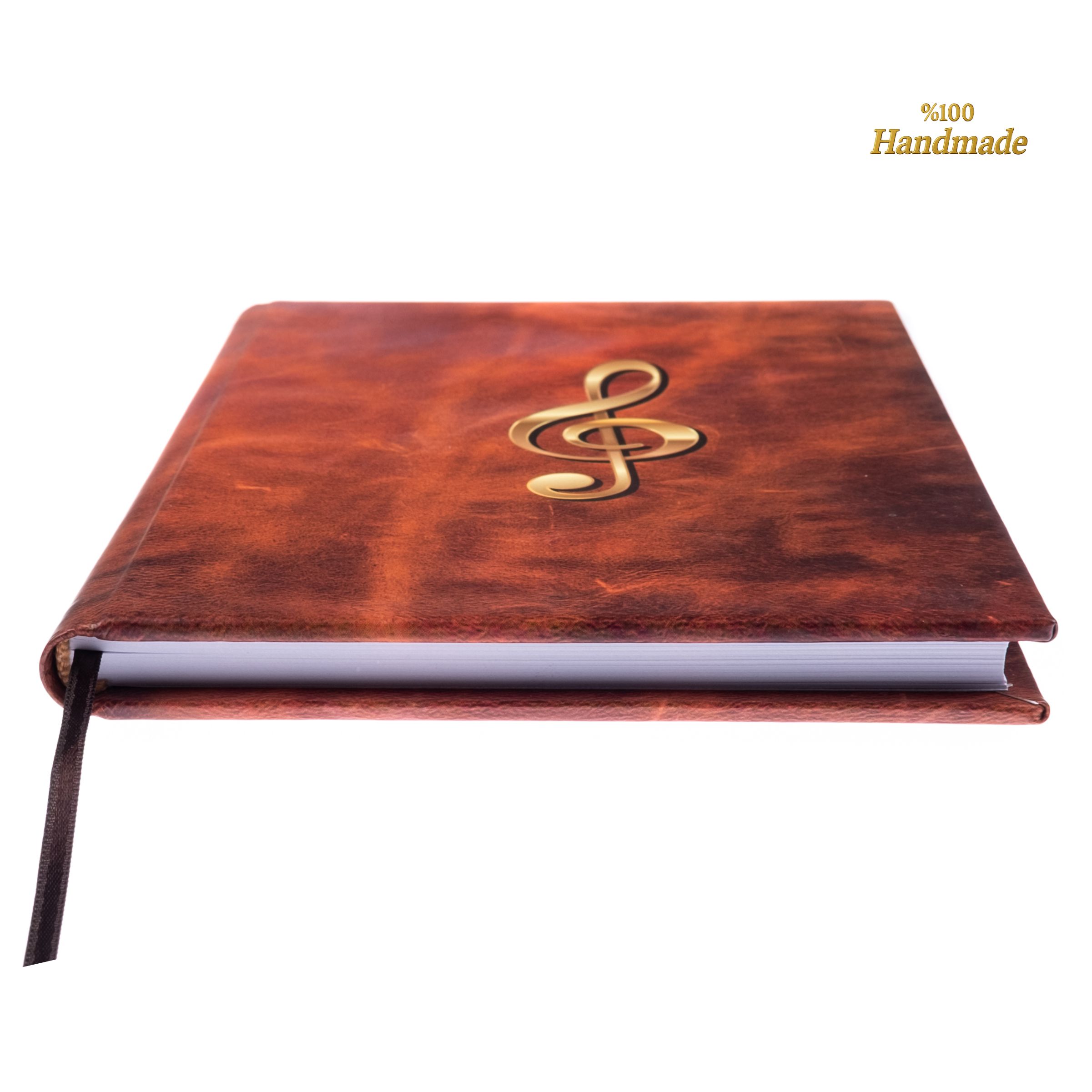 Gitar Müzik Nota Defteri Soll ve Tab Anahtarlı Nota Kağıdı  – Kuşe Kağıt Ciltli