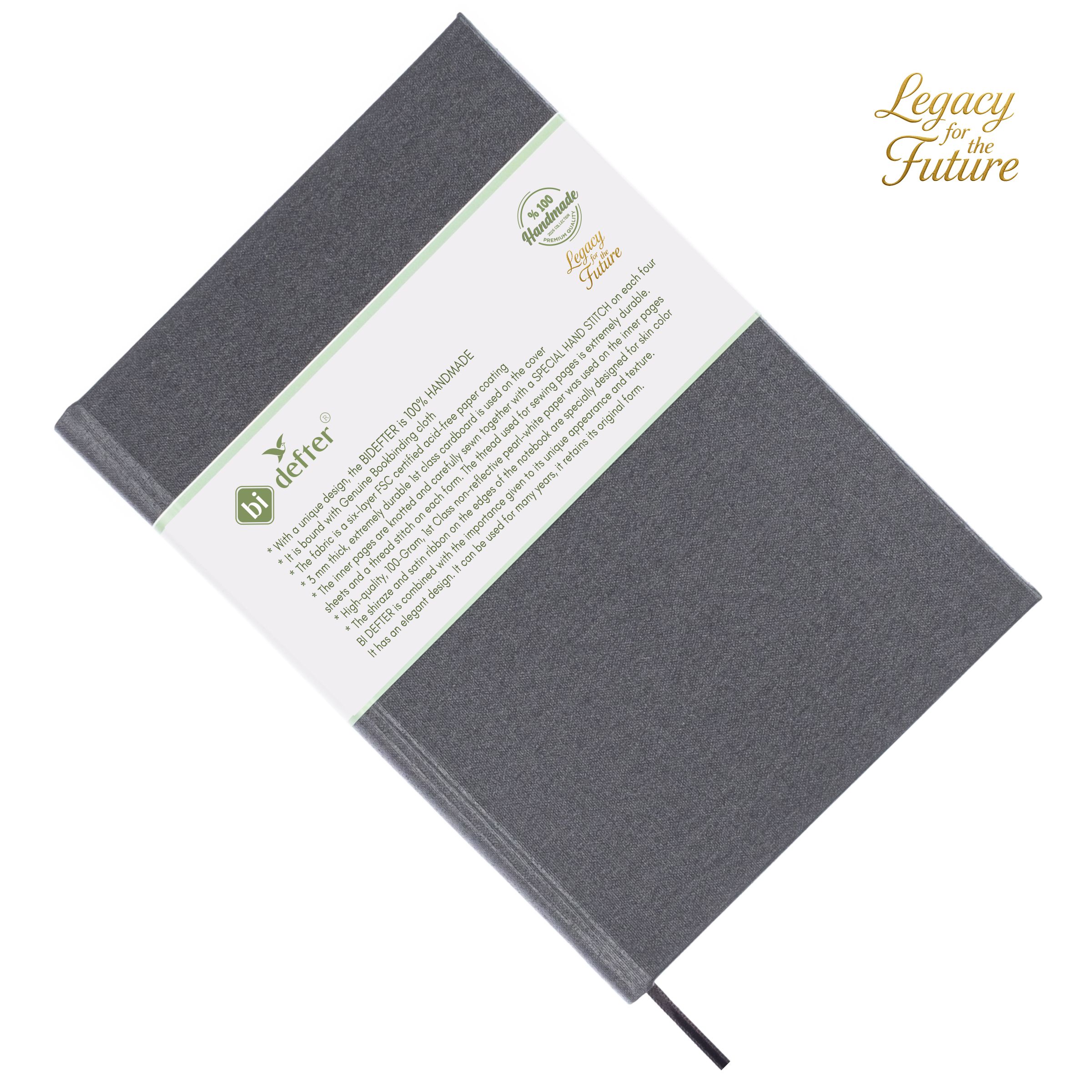 Gitar Müzik Nota Defteri Soll ve Tab Anahtarlı Nota Kağıdı - Hakiki Cilt Bezi Ciltli