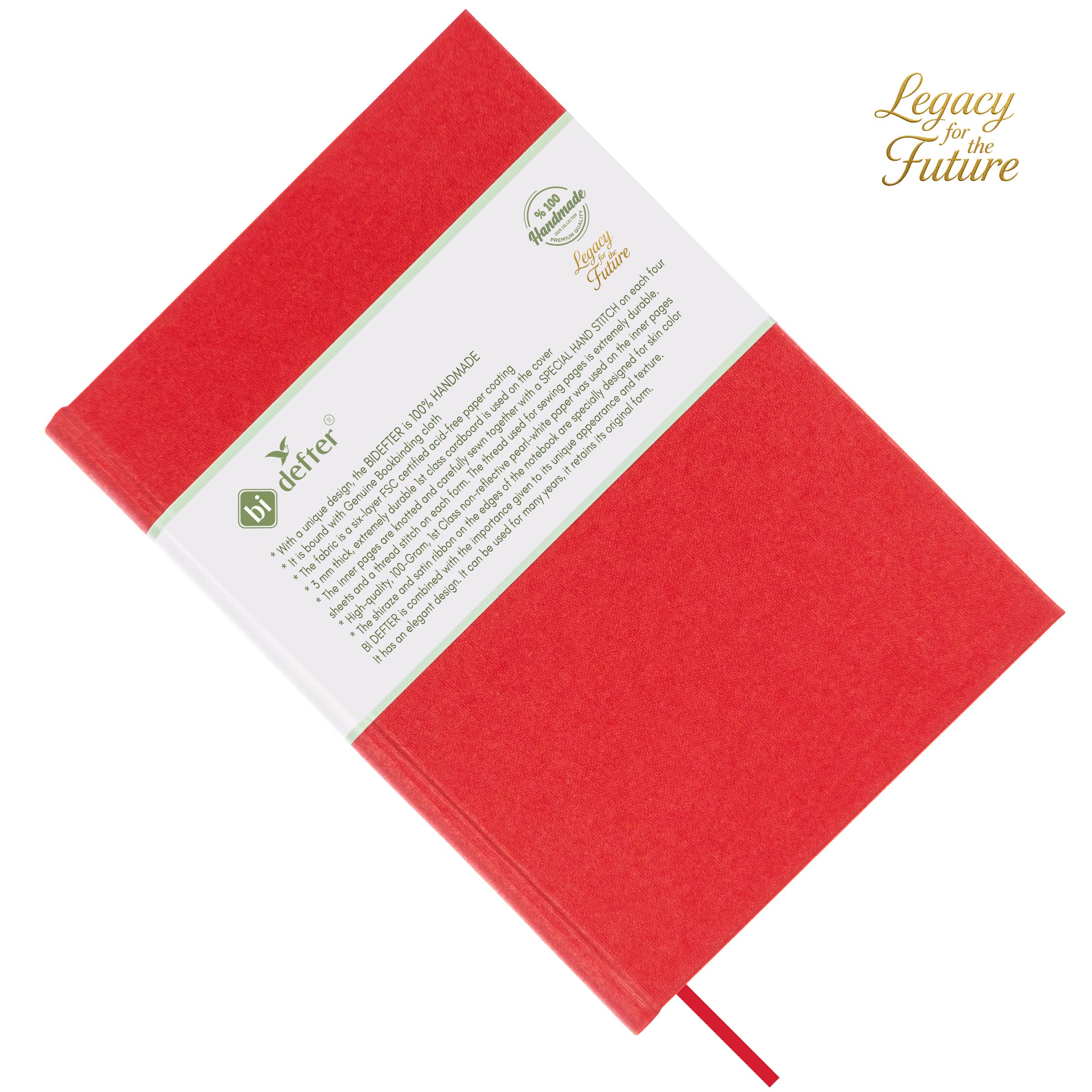 Gitar Müzik Nota Defteri Soll ve Tab Anahtarlı Nota Kağıdı - Hakiki Cilt Bezi Ciltli