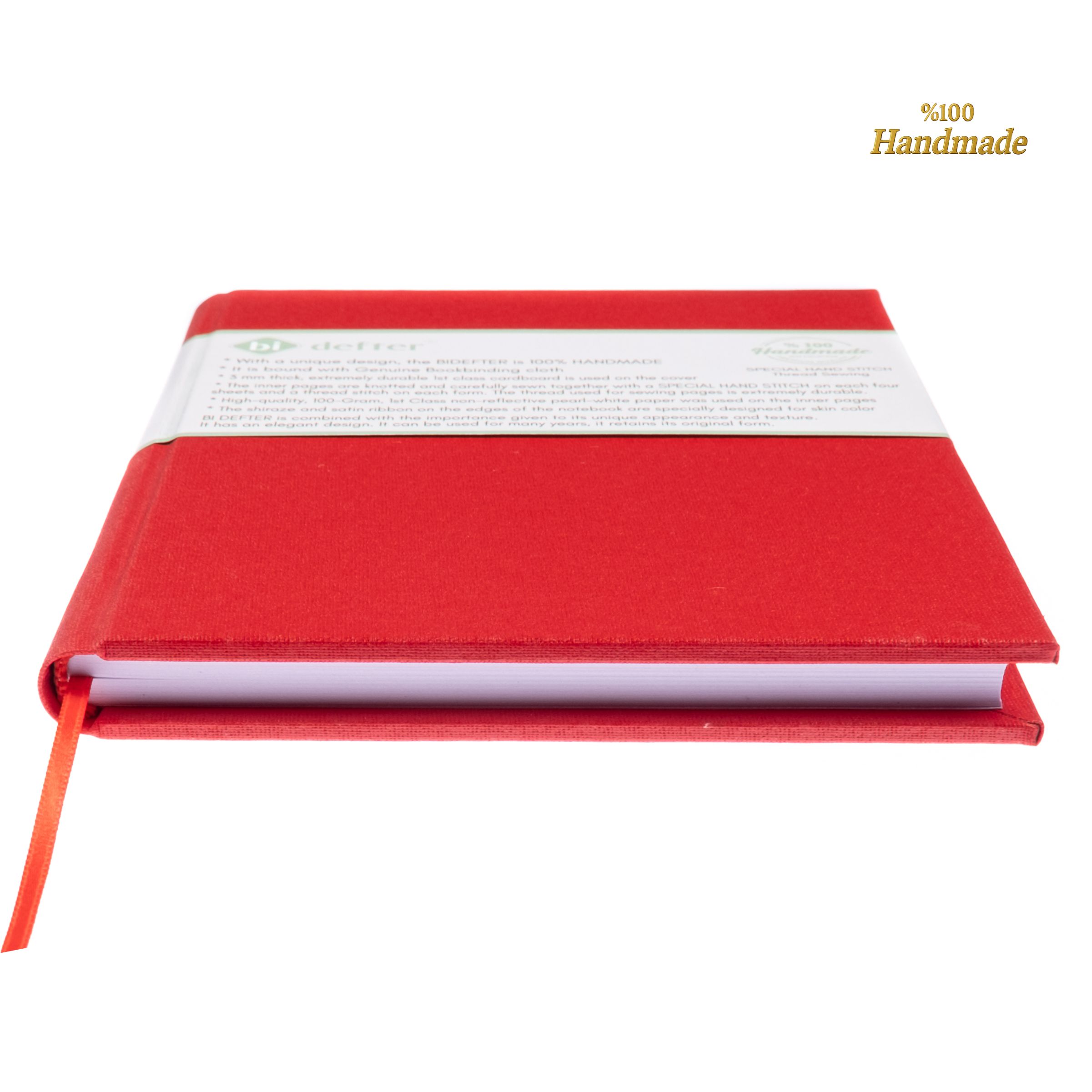 Gitar Müzik Nota Defteri Soll ve Tab Anahtarlı Nota Kağıdı - Hakiki Cilt Bezi Ciltli