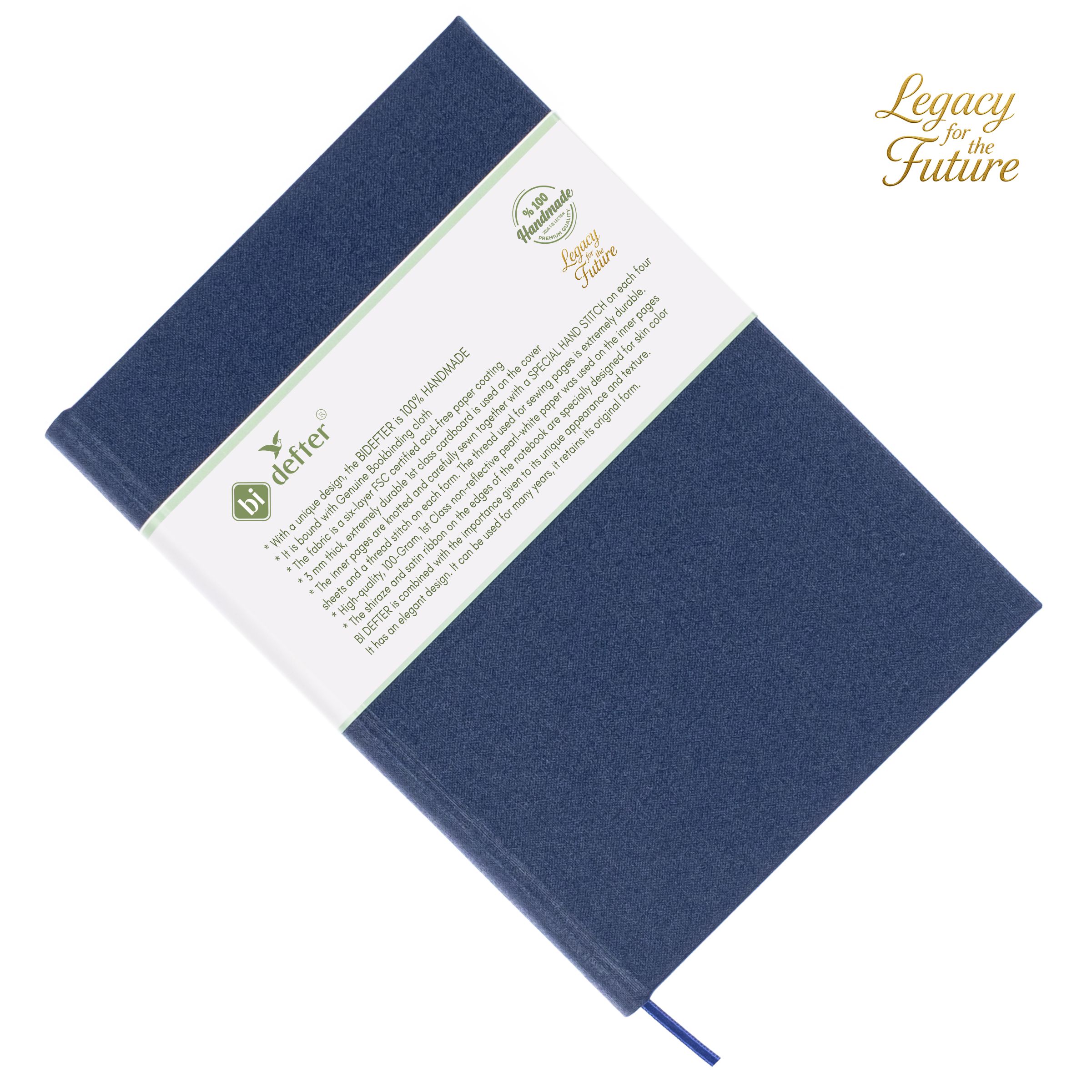 Gitar Müzik Nota Defteri Soll ve Tab Anahtarlı Nota Kağıdı - Hakiki Cilt Bezi Ciltli