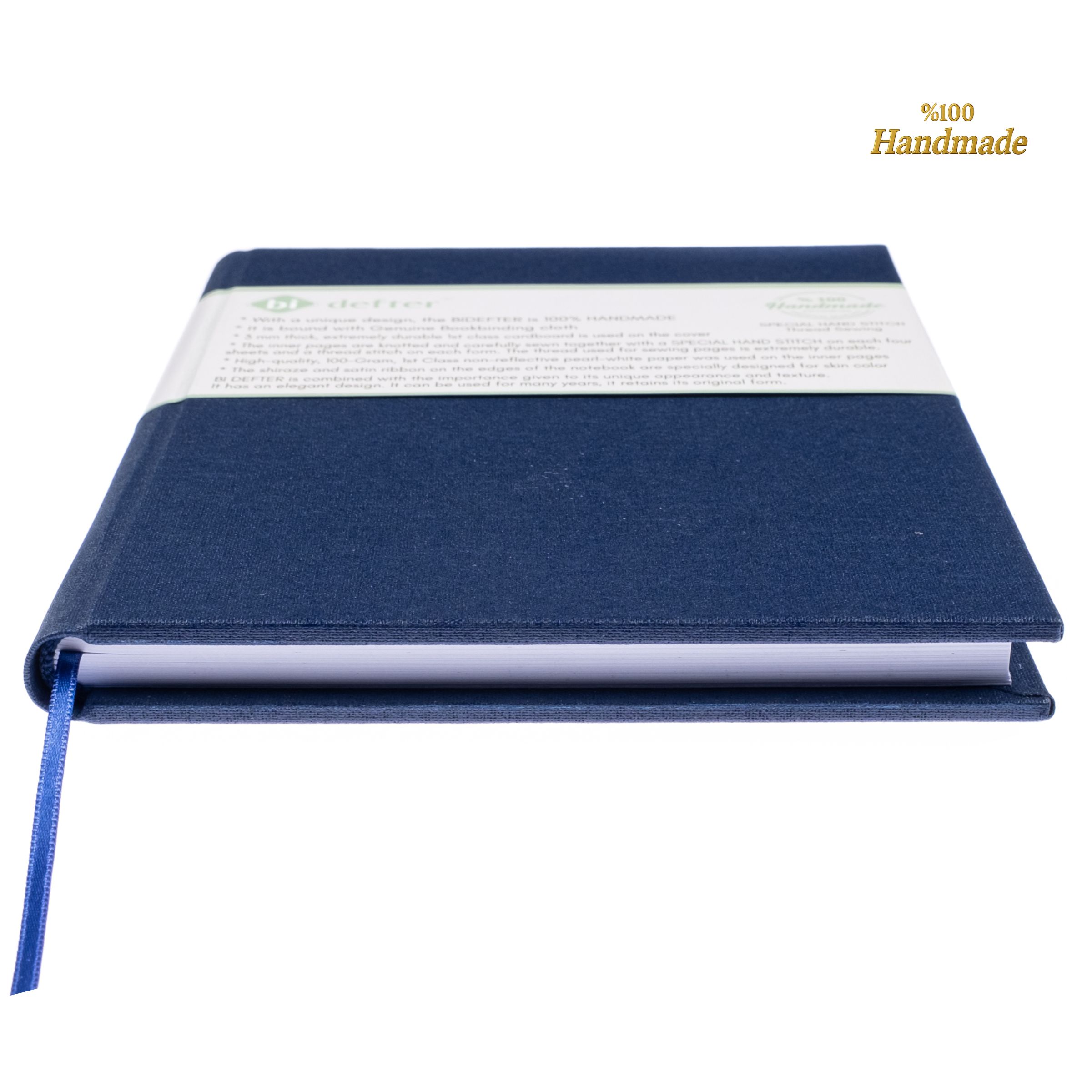 Gitar Müzik Nota Defteri Soll ve Tab Anahtarlı Nota Kağıdı - Hakiki Cilt Bezi Ciltli