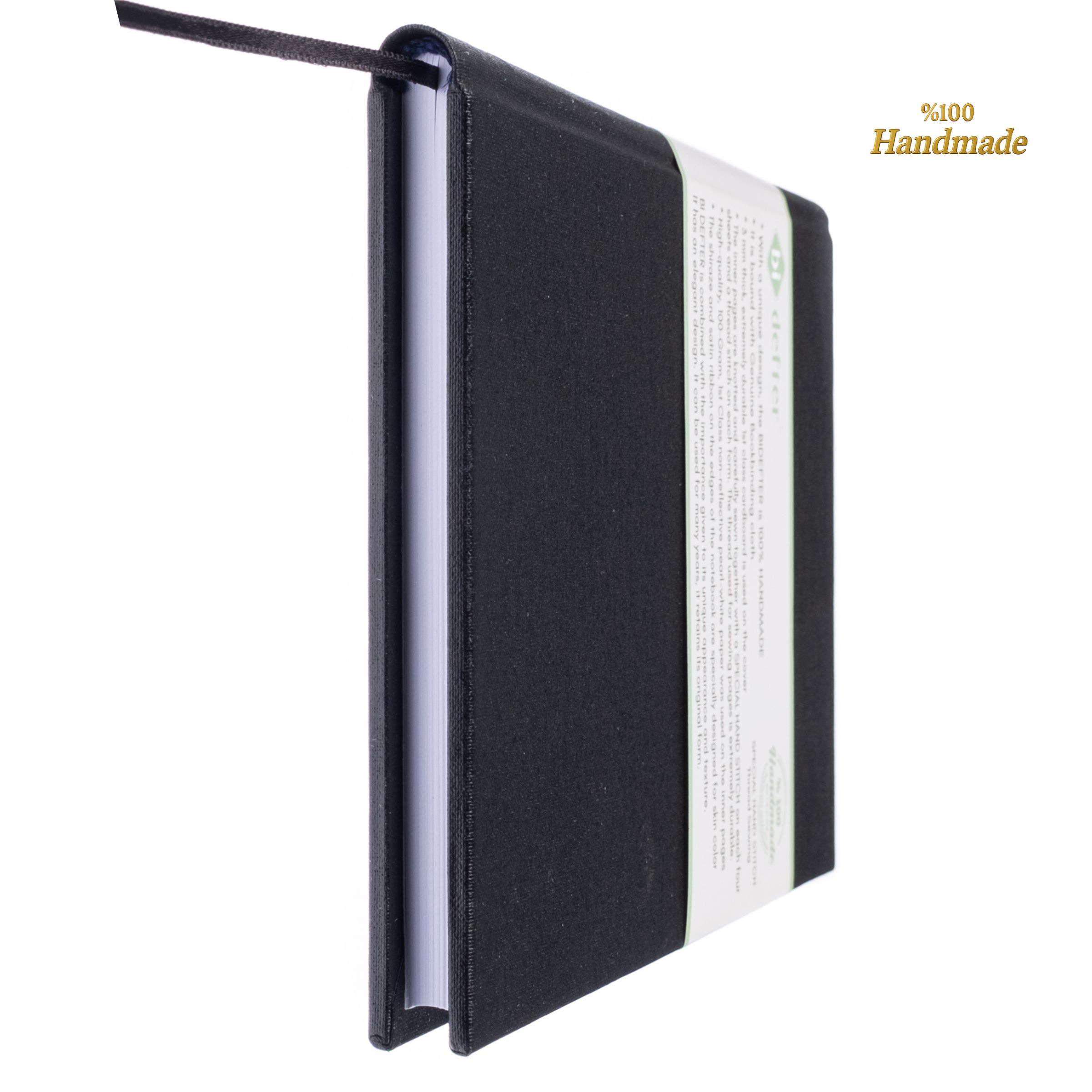 Gitar Müzik Nota Defteri Soll ve Tab Anahtarlı Nota Kağıdı - Hakiki Cilt Bezi Ciltli