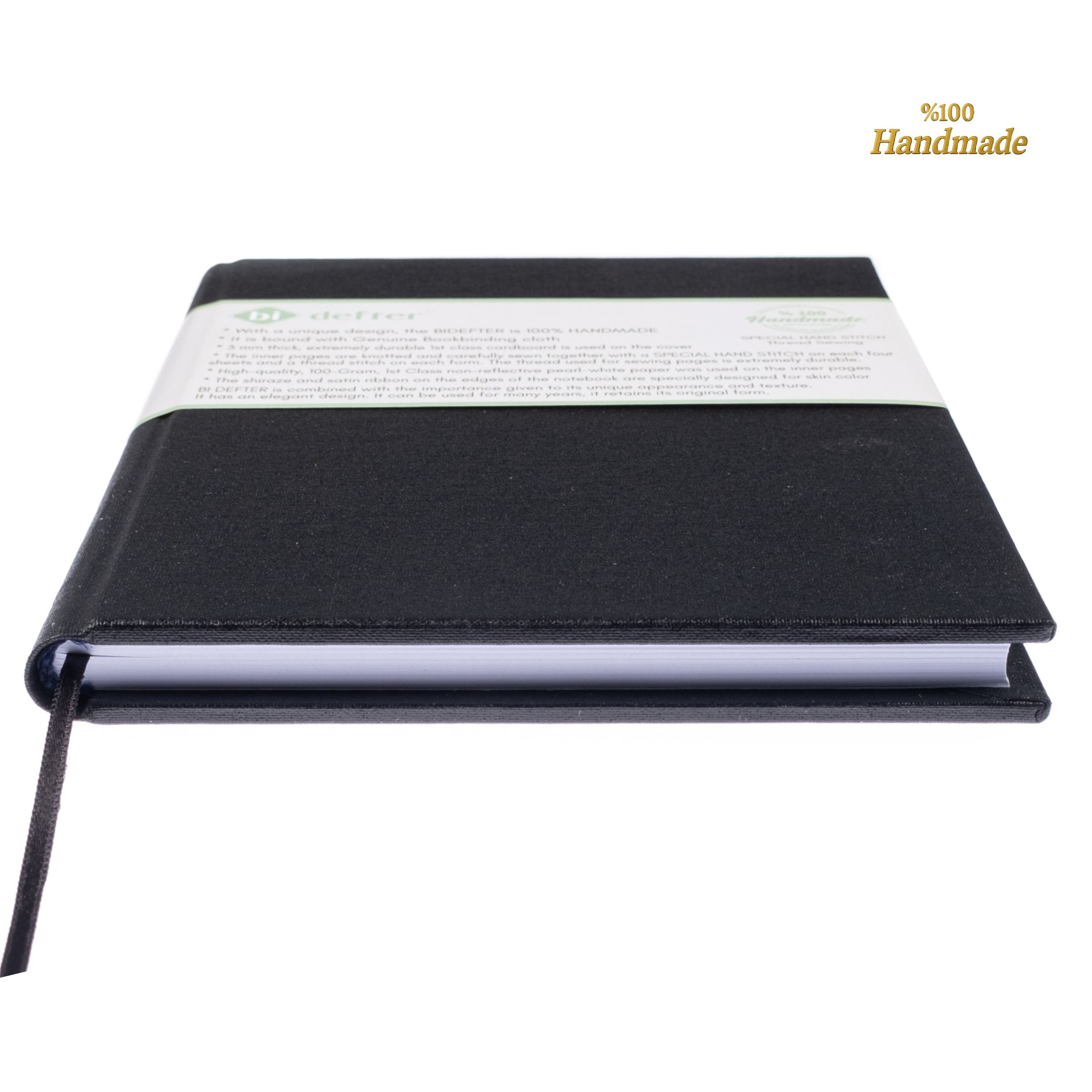 Gitar Müzik Nota Defteri Soll ve Tab Anahtarlı Nota Kağıdı - Hakiki Cilt Bezi Ciltli