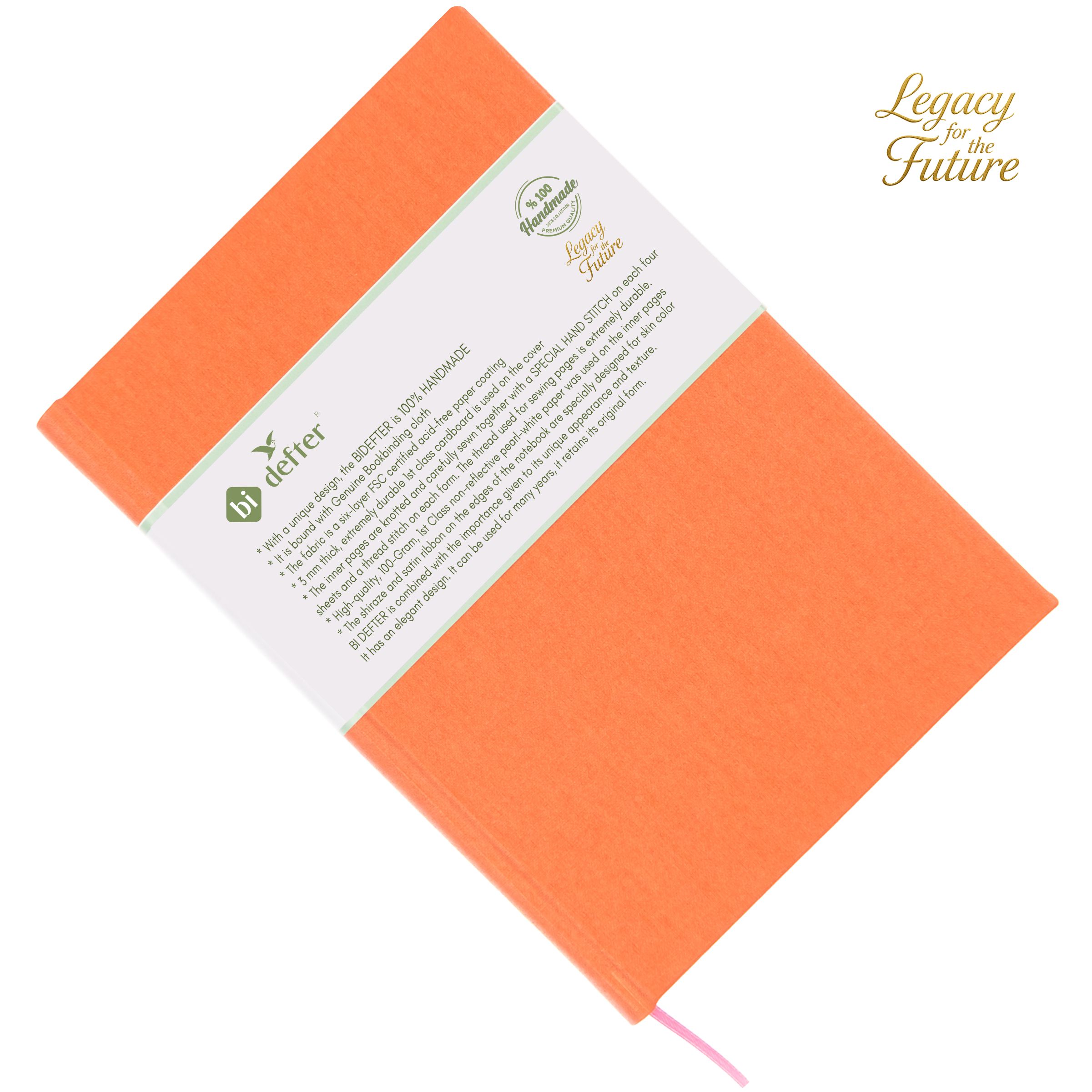 Gitar Müzik Nota Defteri Soll ve Tab Anahtarlı Nota Kağıdı - Hakiki Cilt Bezi Ciltli