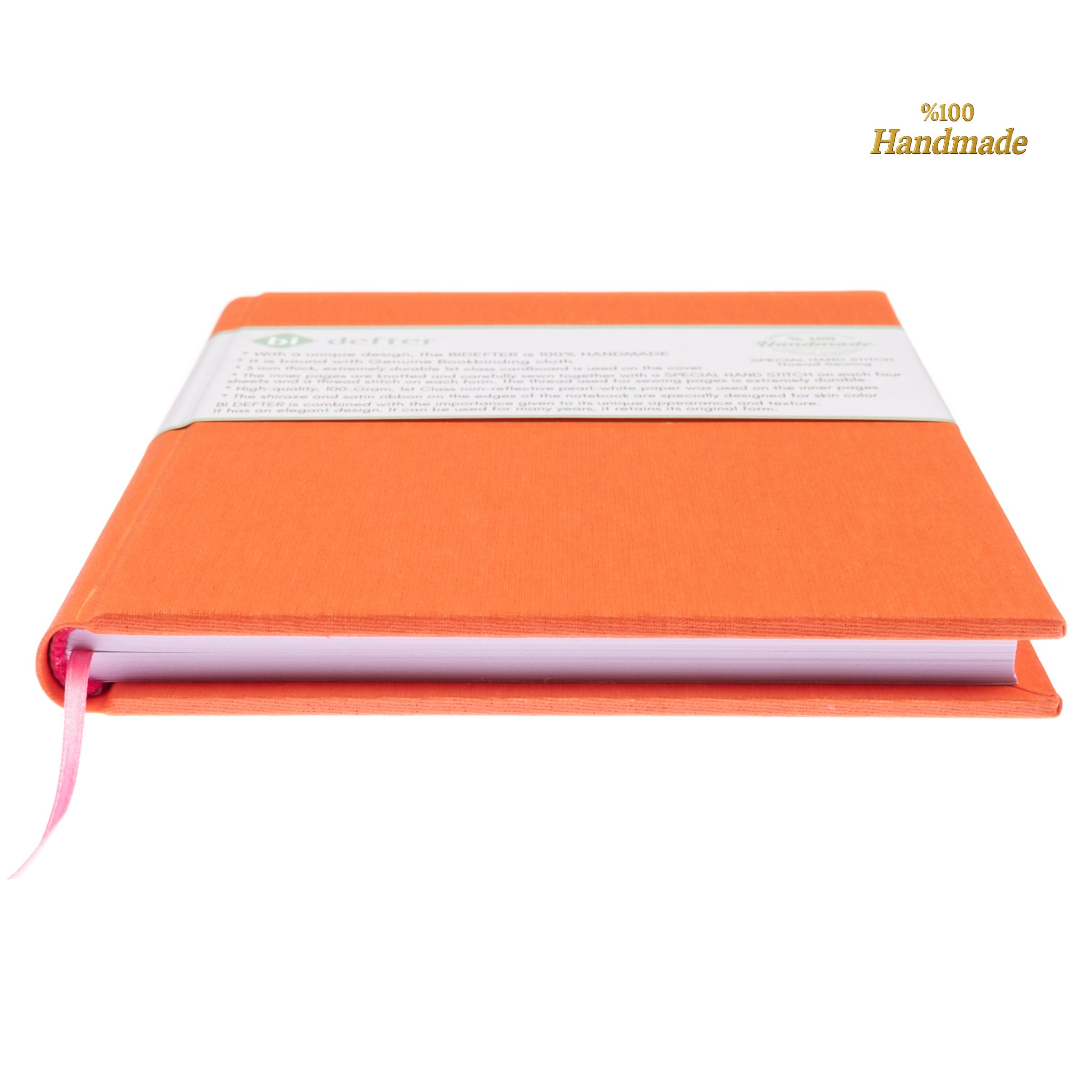 Gitar Müzik Nota Defteri Soll ve Tab Anahtarlı Nota Kağıdı - Hakiki Cilt Bezi Ciltli