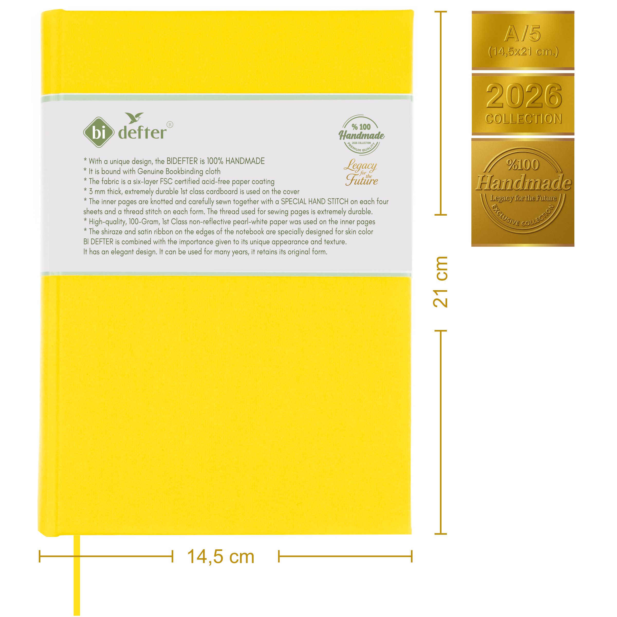 Noktalı Defter – Gerçek Cilt Bezi