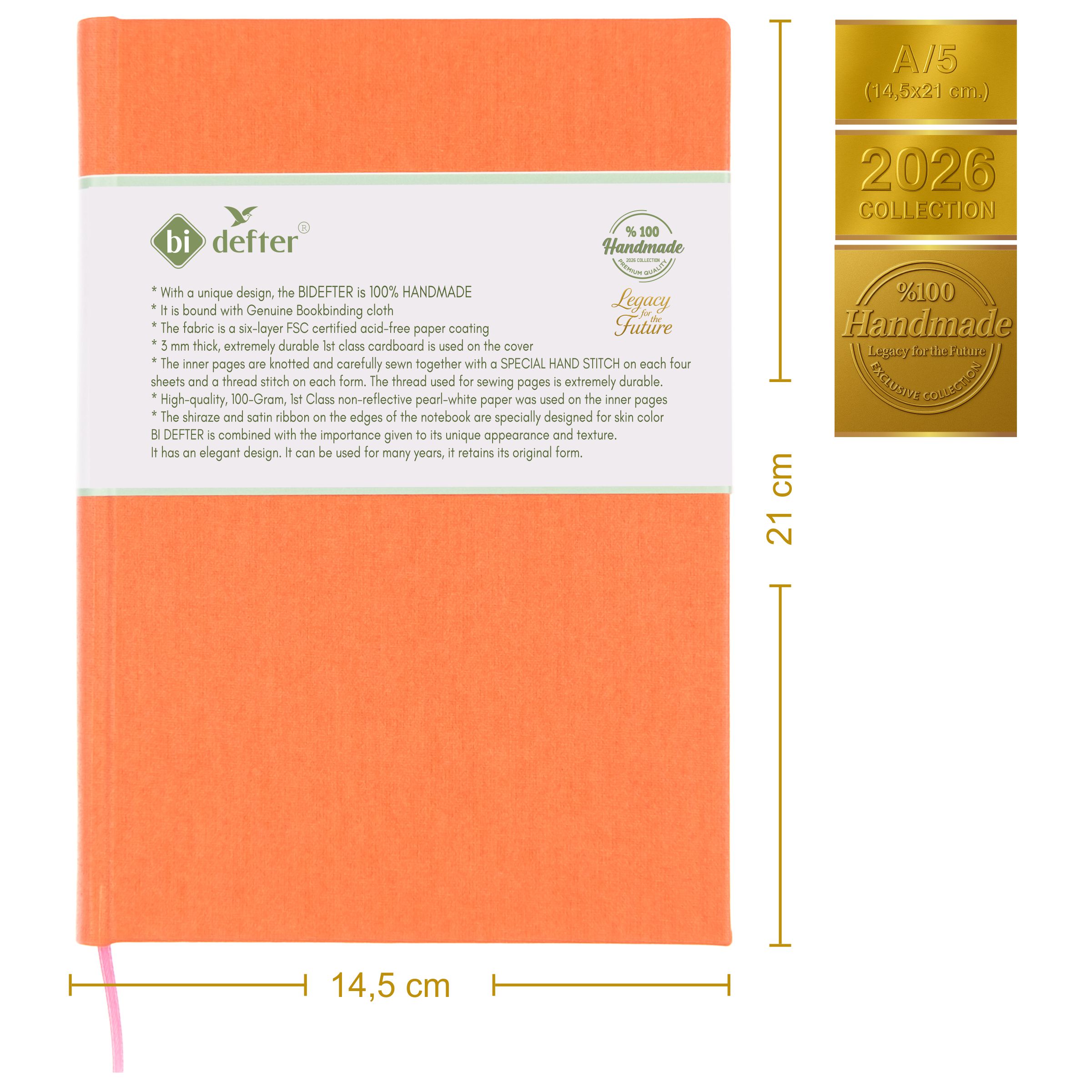 Noktalı Defter – Gerçek Cilt Bezi