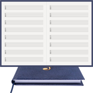Gitar Nota Defteri - (A/5) Tab Anahtarlı Sol Kesik Çizgili