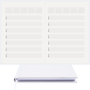 Gitar Müzik Nota Defteri - Tab Anahtarlı Akortlu Nota Kağıdı