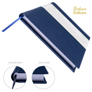 Müzik Defteri Anahtarsız İkili Sistem Nota Kağıdı - Hakiki Cilt Bezi Ciltli