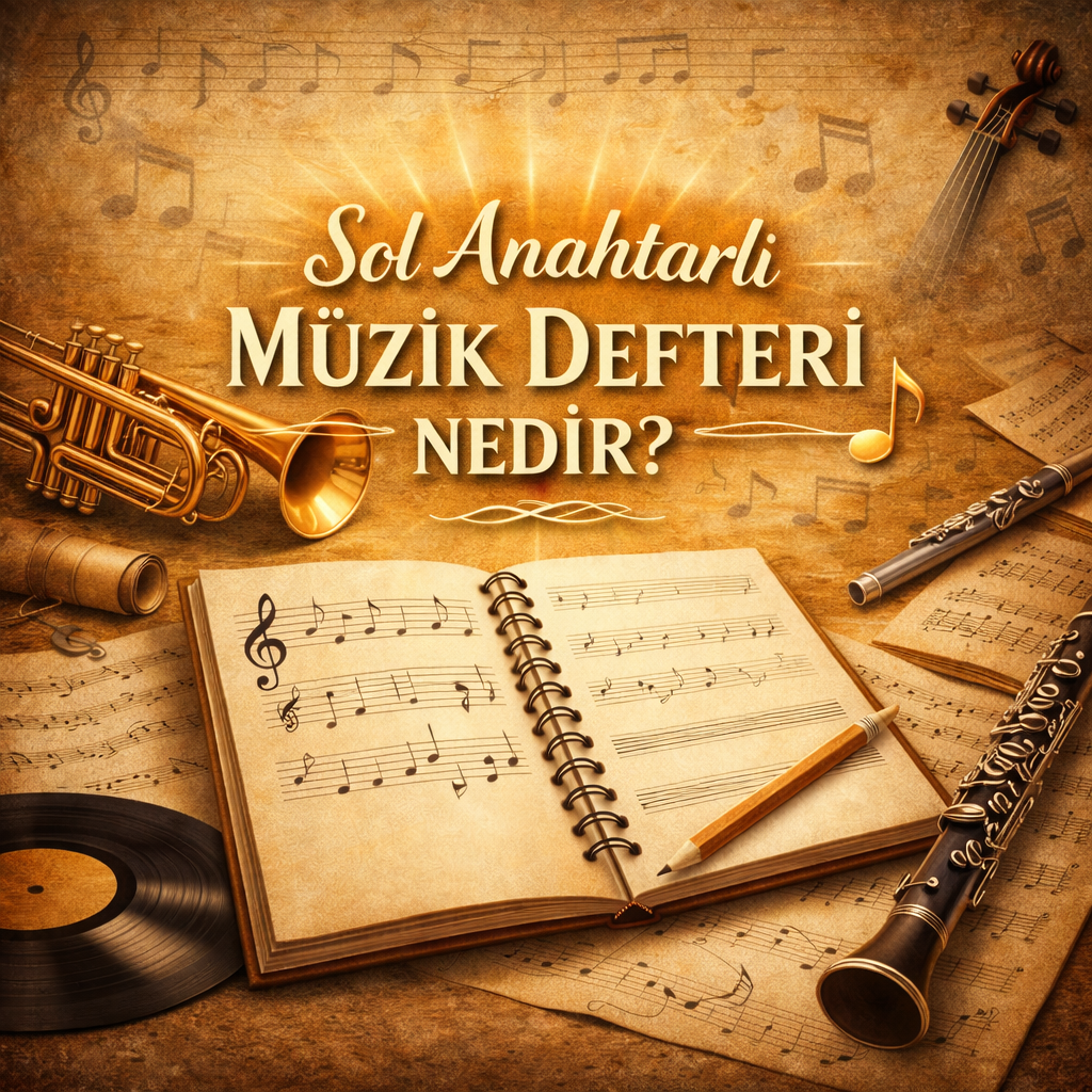 Sol Anahtarı ve Sol Anahtarlı Müzik Defteri: Sesin Yönünü Belirleyen Estetik ve Anlam