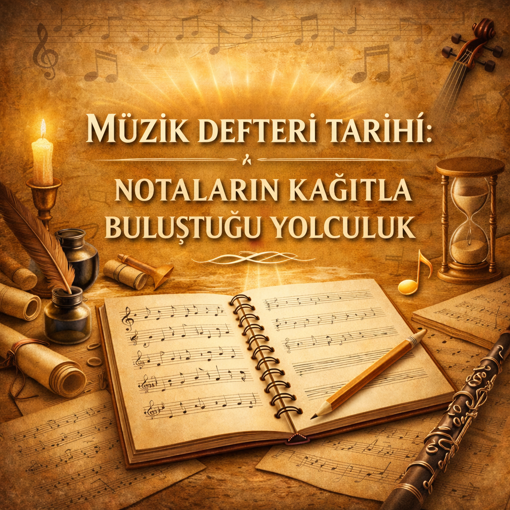 Müzik Defteri Tarihi: Notaların Kağıtla Buluştuğu Yolculuk