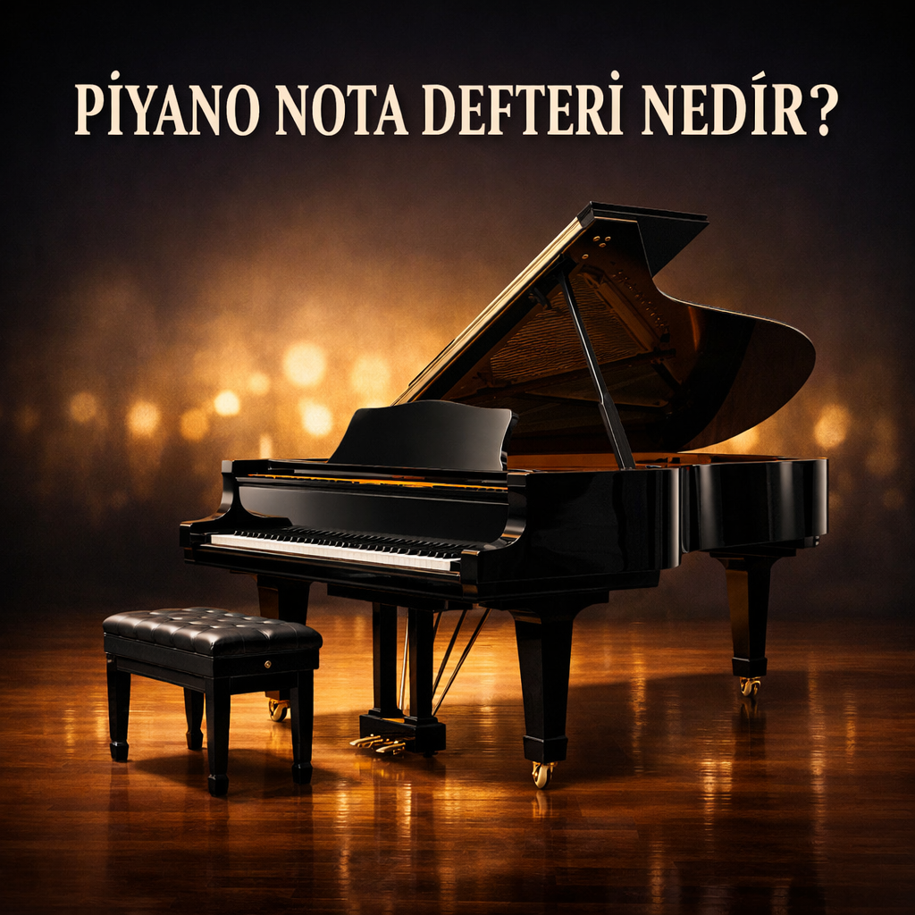 Piyano Nota Defteri Sol Fa Anahtarlı | Müziğin İki Kanadını Taşıyan Zihin Defteri