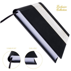 Çizgisiz Defter – (A/4) Termo Deri Ciltli